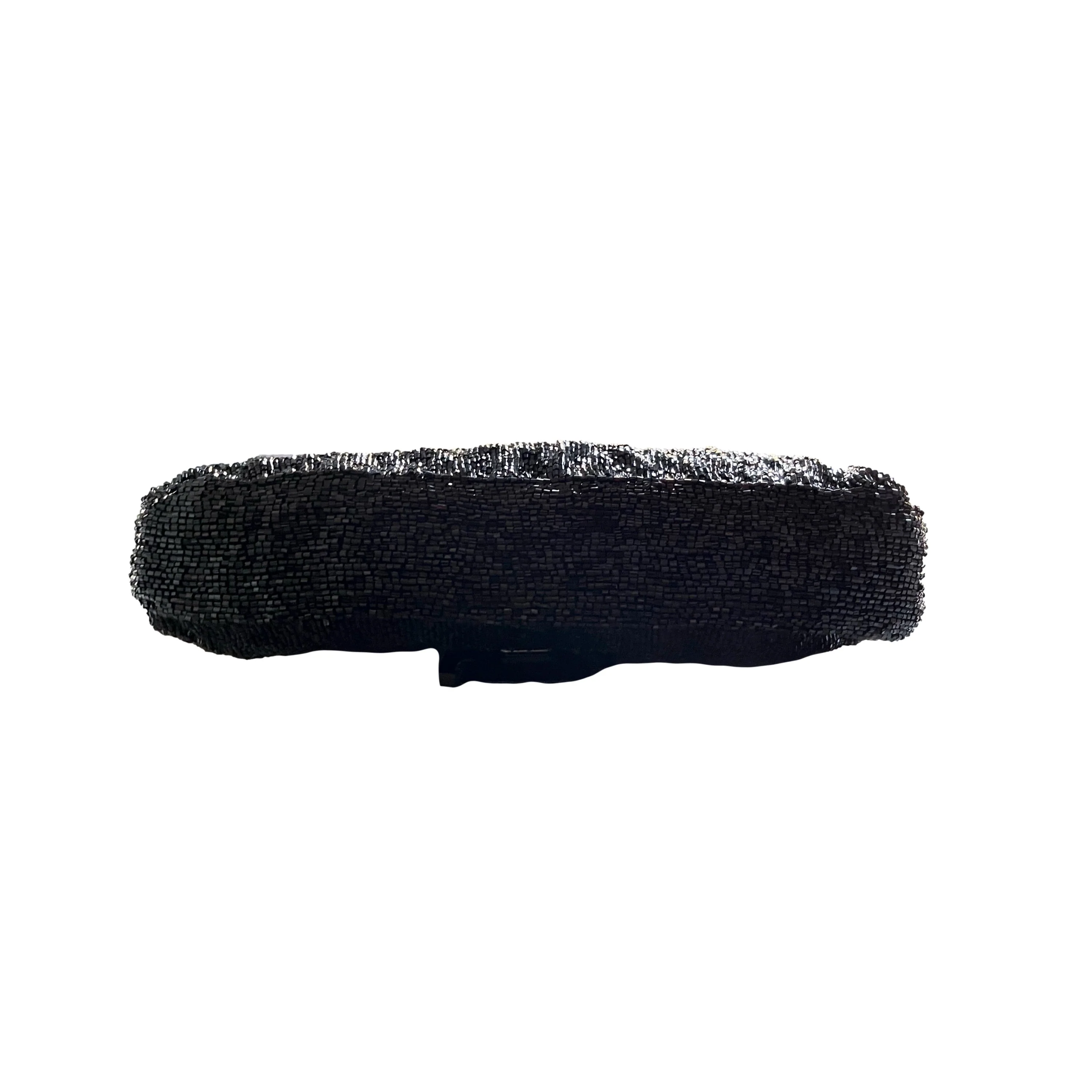Fendi Black Beaded Baguette Shoulder Bag - Image 3