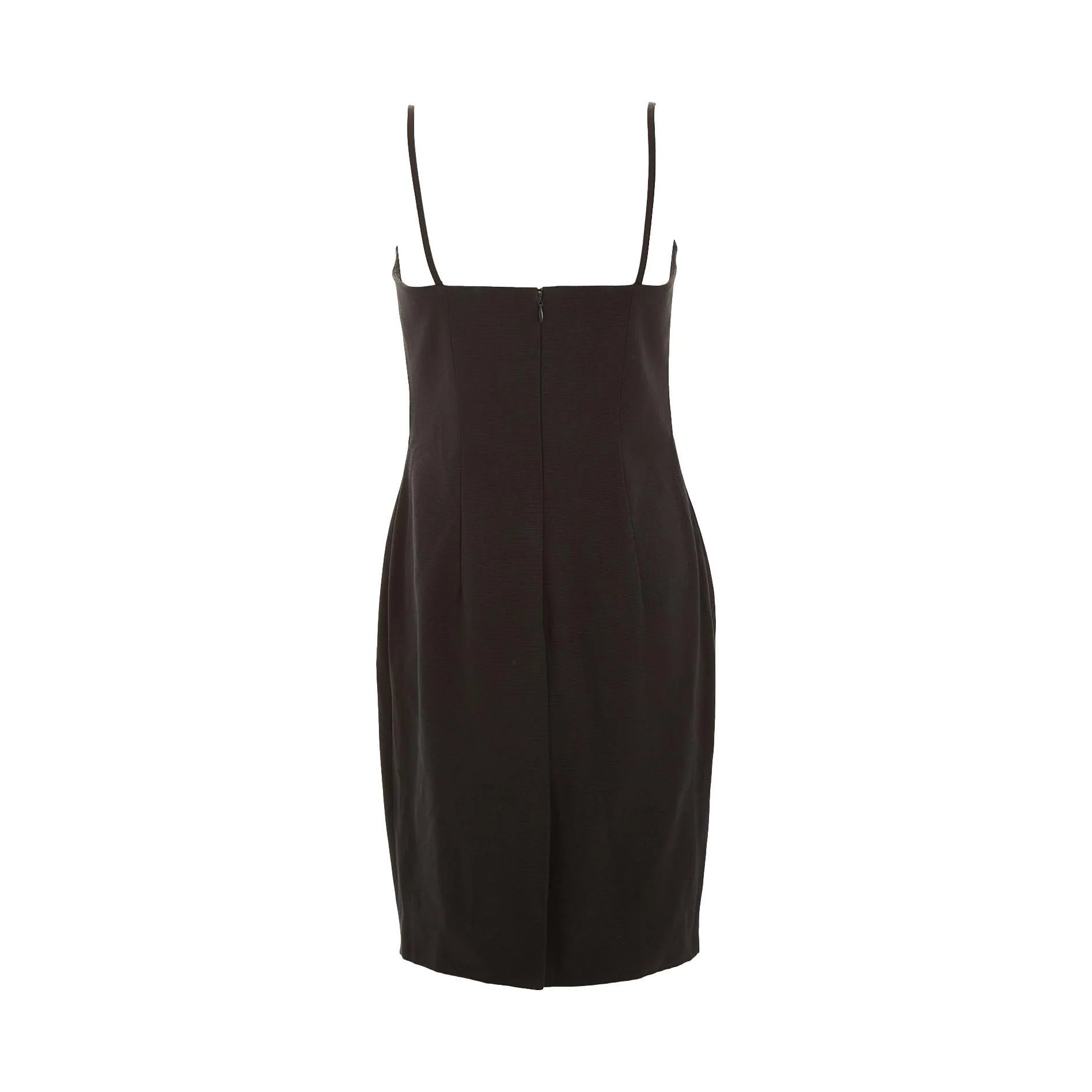 Fendi Black Embroidered Dress - Image 3