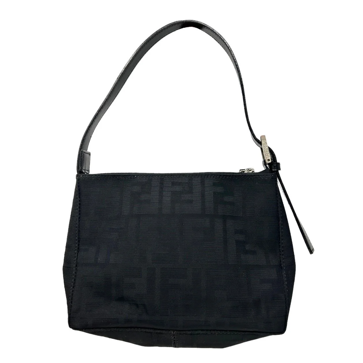 Fendi Black Logo Mini Shoulder Bag - Image 2