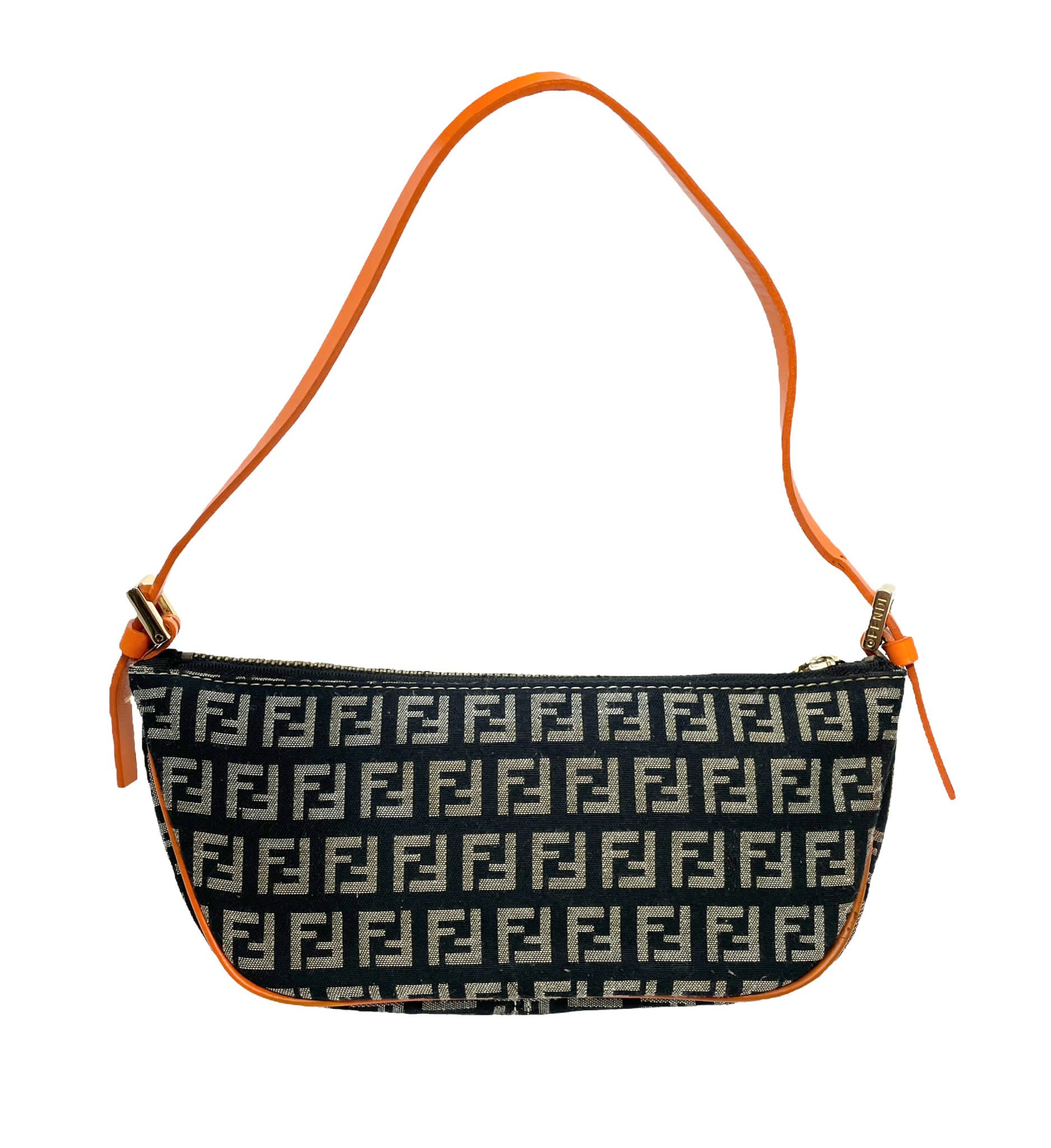 Fendi Black Logo Mini Shoulder Bag