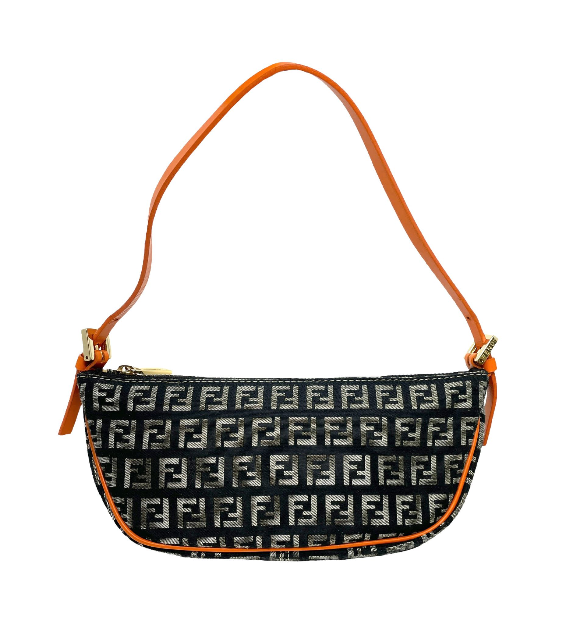 Fendi Black Logo Mini Shoulder Bag - Image 2