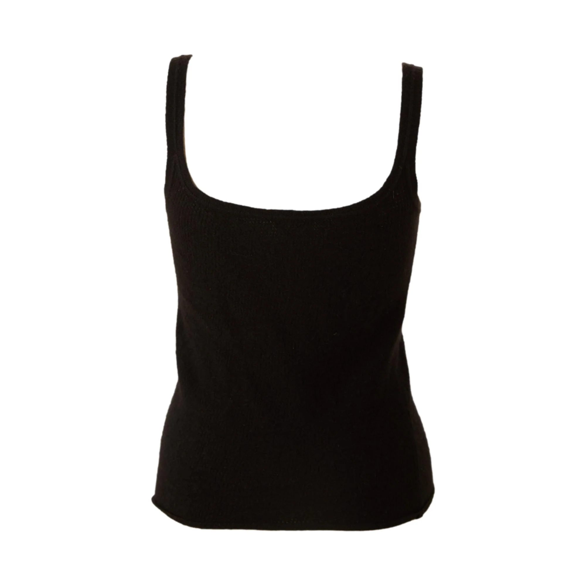 Chanel Black Logo Plaque Tank - Image 3