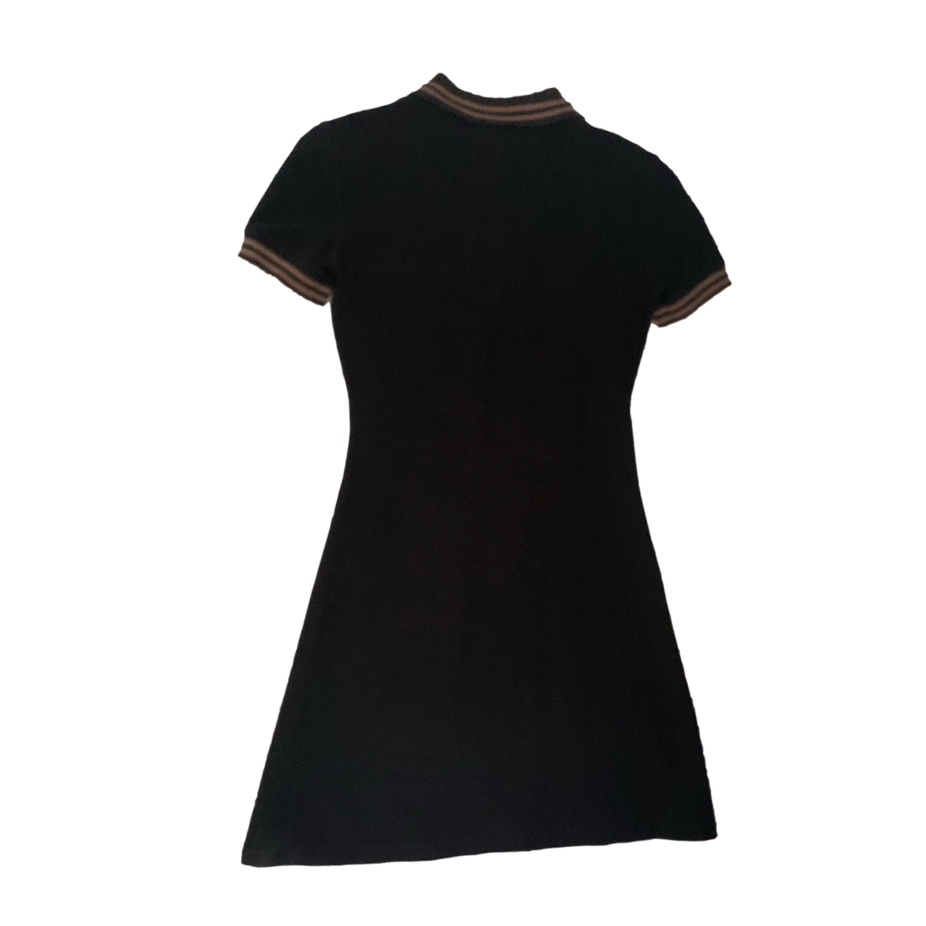 Fendi Black Logo Ringer Polo Dress - Image 2