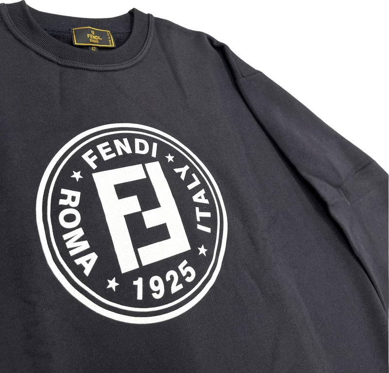 Fendi Black Logo Sweatshirt - Image 2