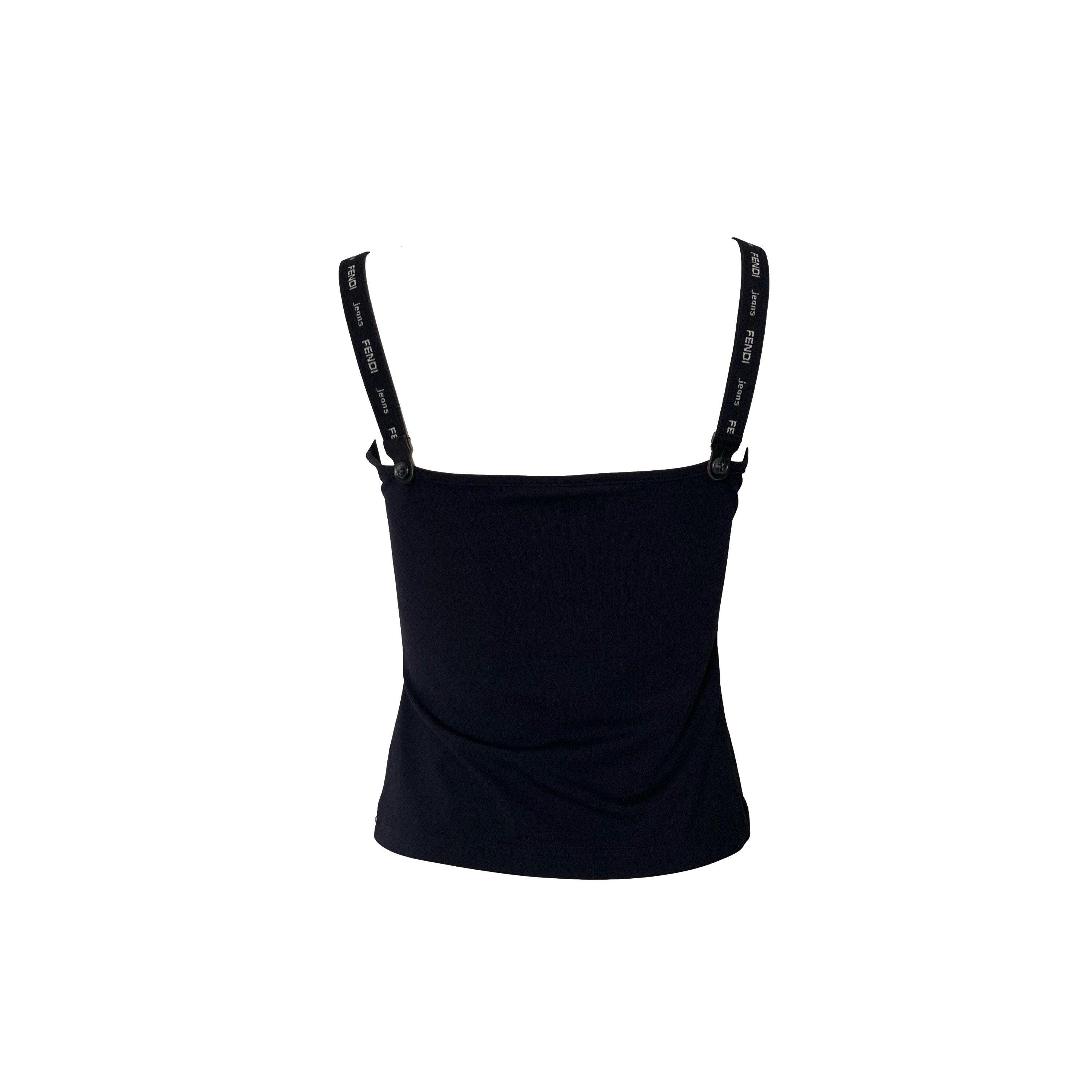 Fendi Black Logo Tank - Image 2