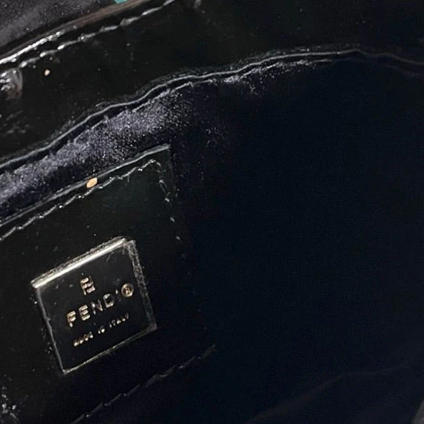 Fendi Black Patent Croissant - Image 3