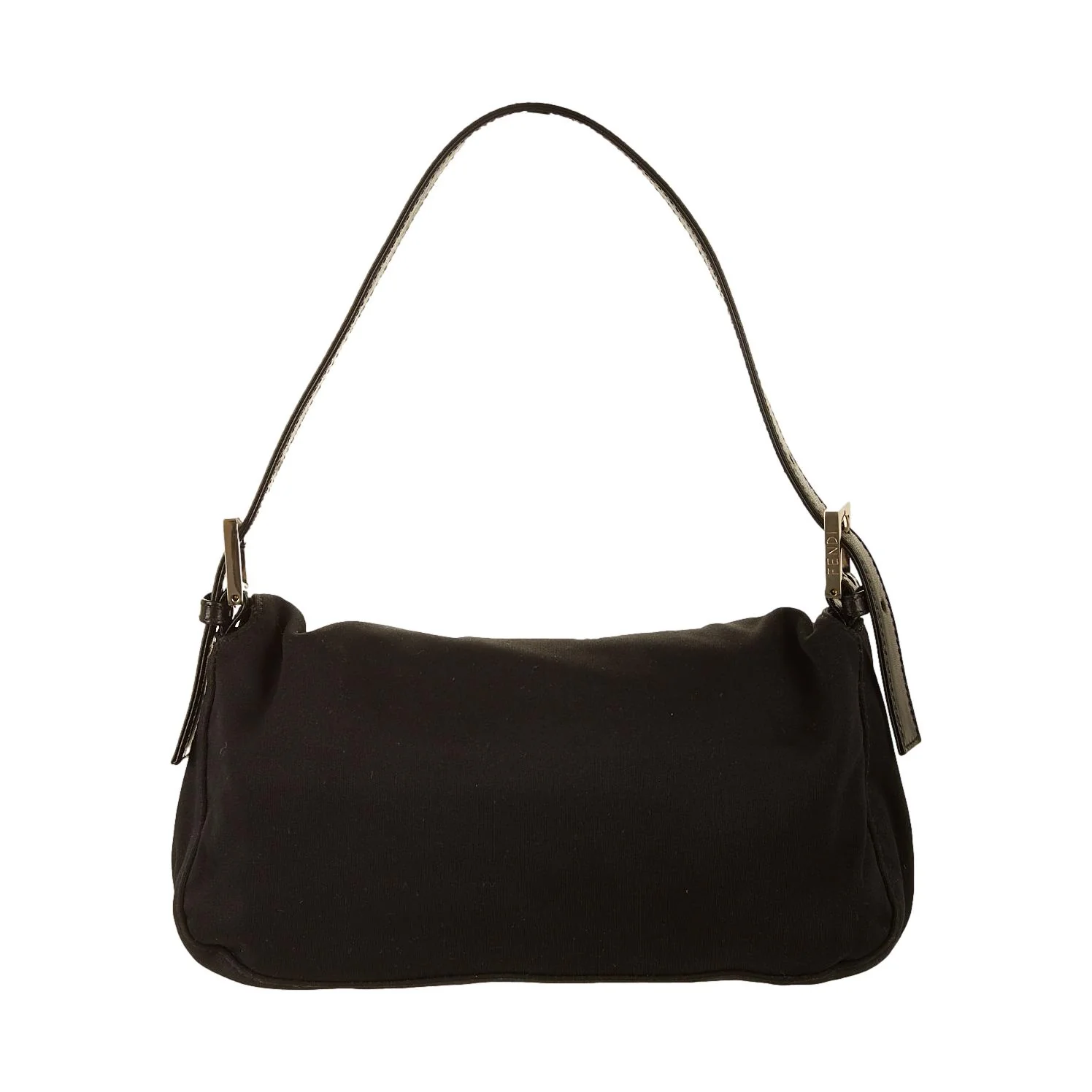 Fendi Black Nylon Baguette - Image 2