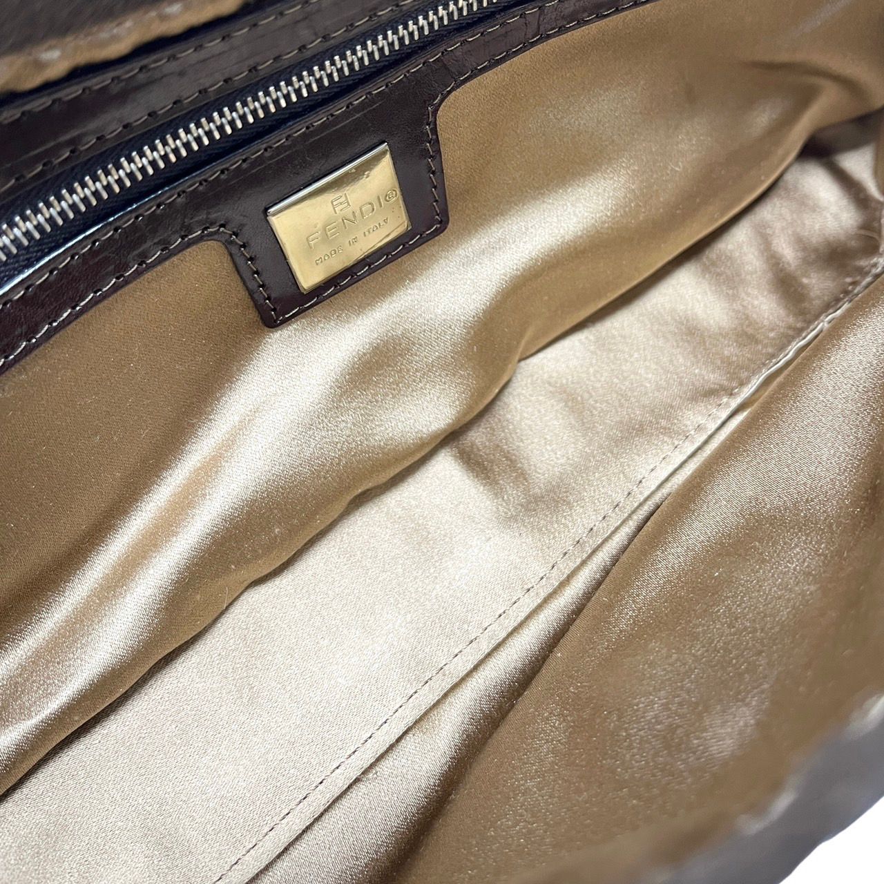 Fendi Blue Cow Print Baguette - Image 3
