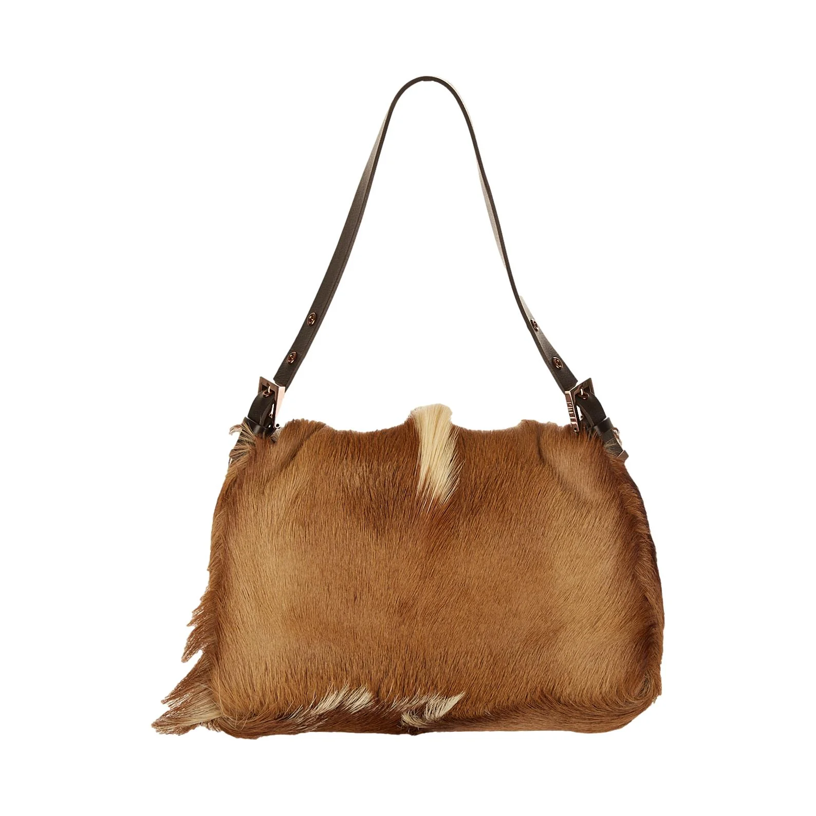 Fendi Brown Fur Mamma Baguette - Image 2