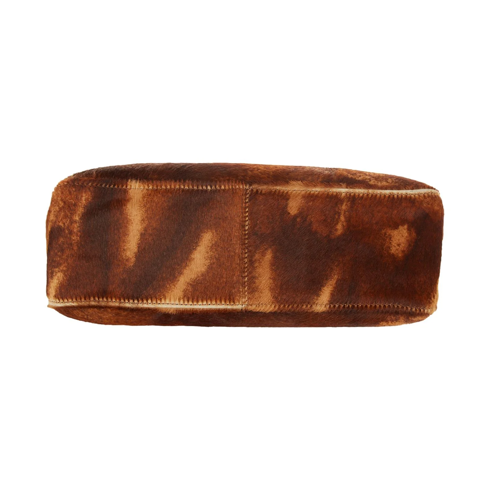 Fendi Brown Calf Hair Shoulder Bag - Image 3