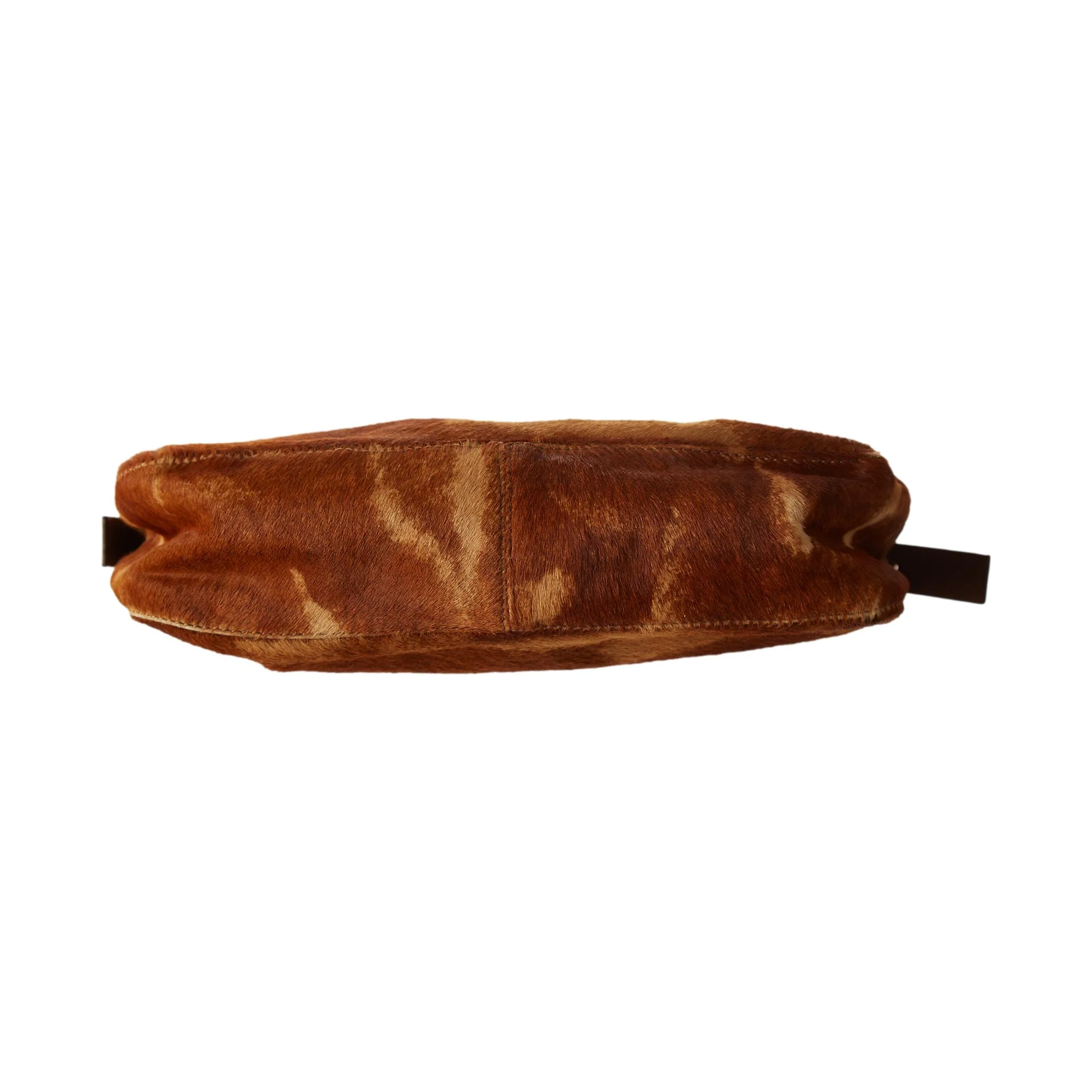 Fendi Brown Calf Hair Shoulder Bag - Image 3