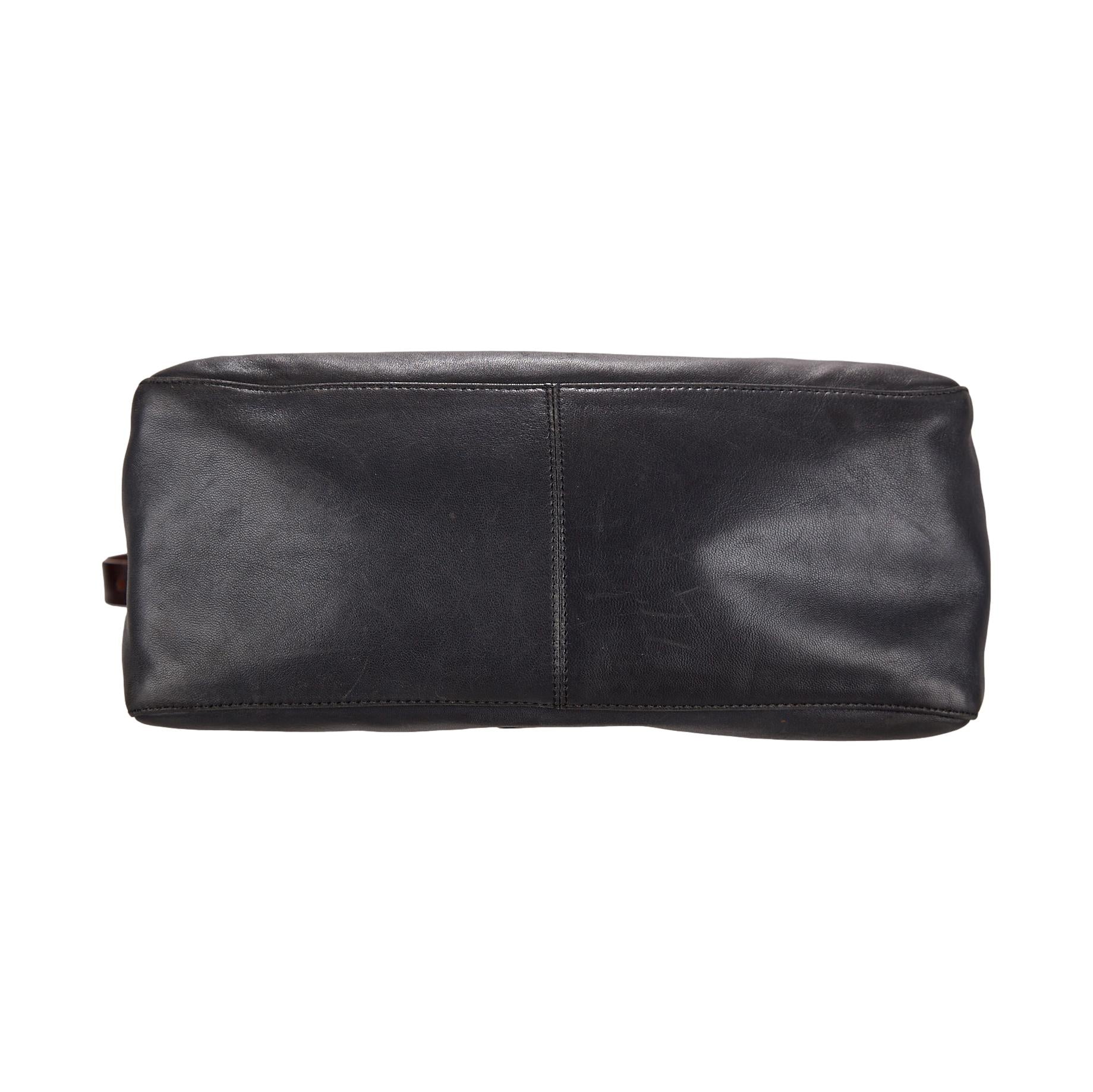 Fendi Brown Leather Baguette - Image 3