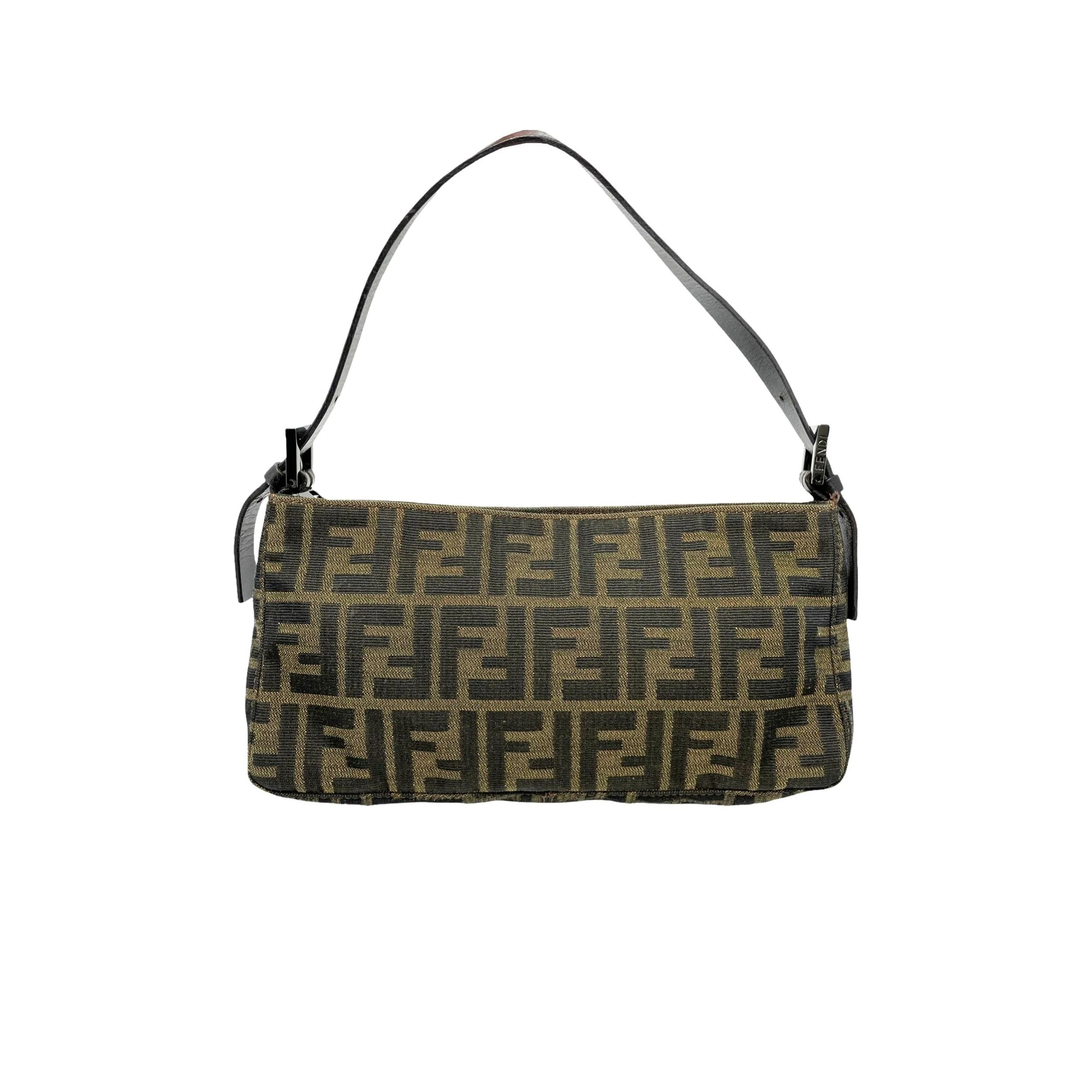 Fendi Brown Logo Mini Shoulder Bag