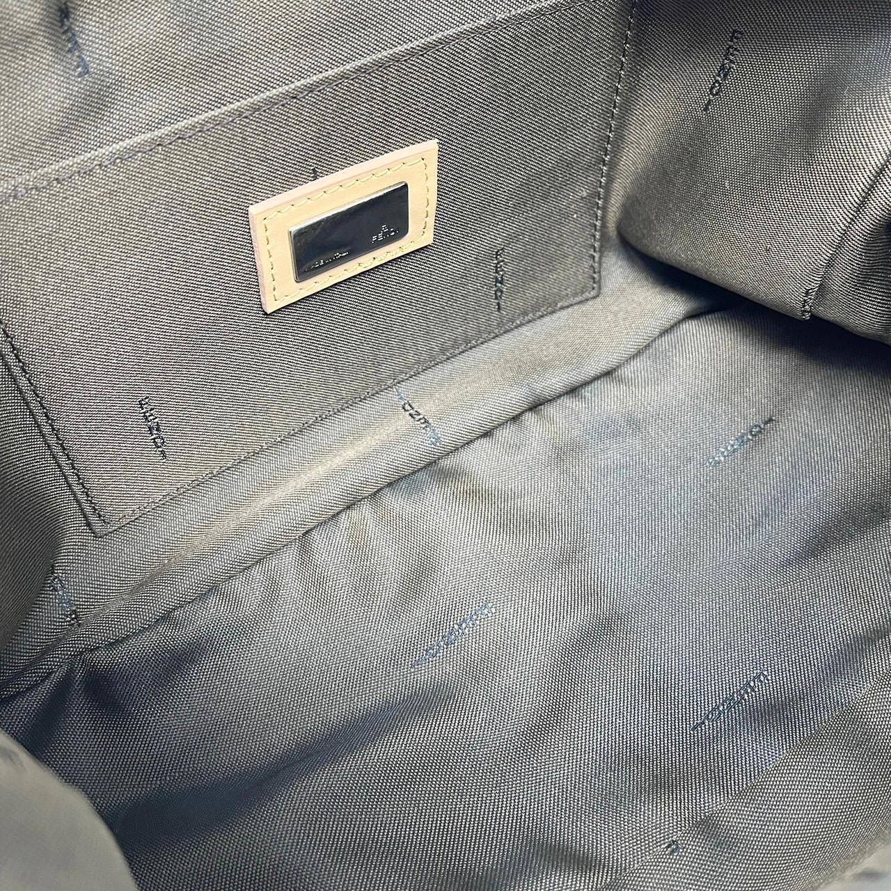 Fendi Brown Logo Mini Shoulder Bag - Image 3