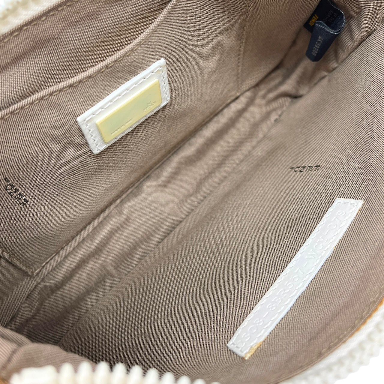 Fendi Brown Logo Shoulder Bag - Image 2