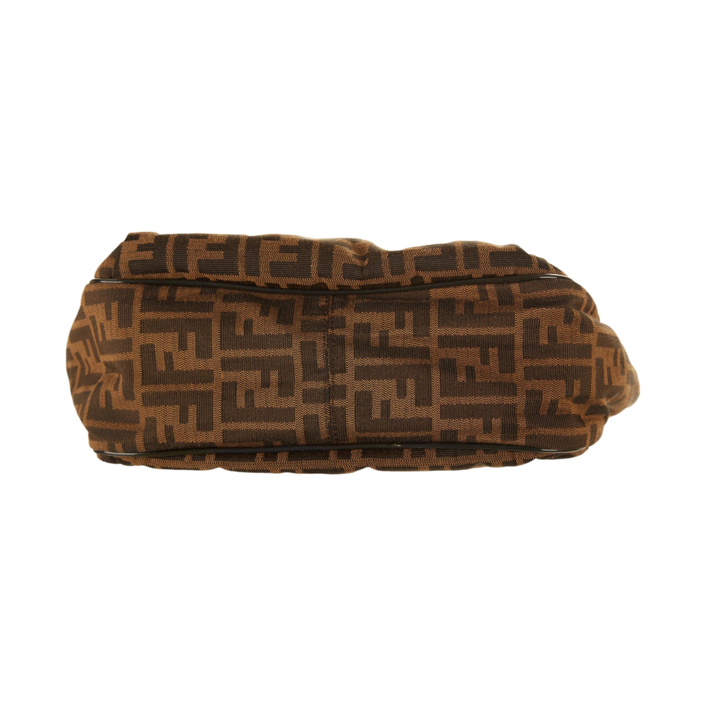 Fendi Brown Logo Shoulder Bag - Image 3