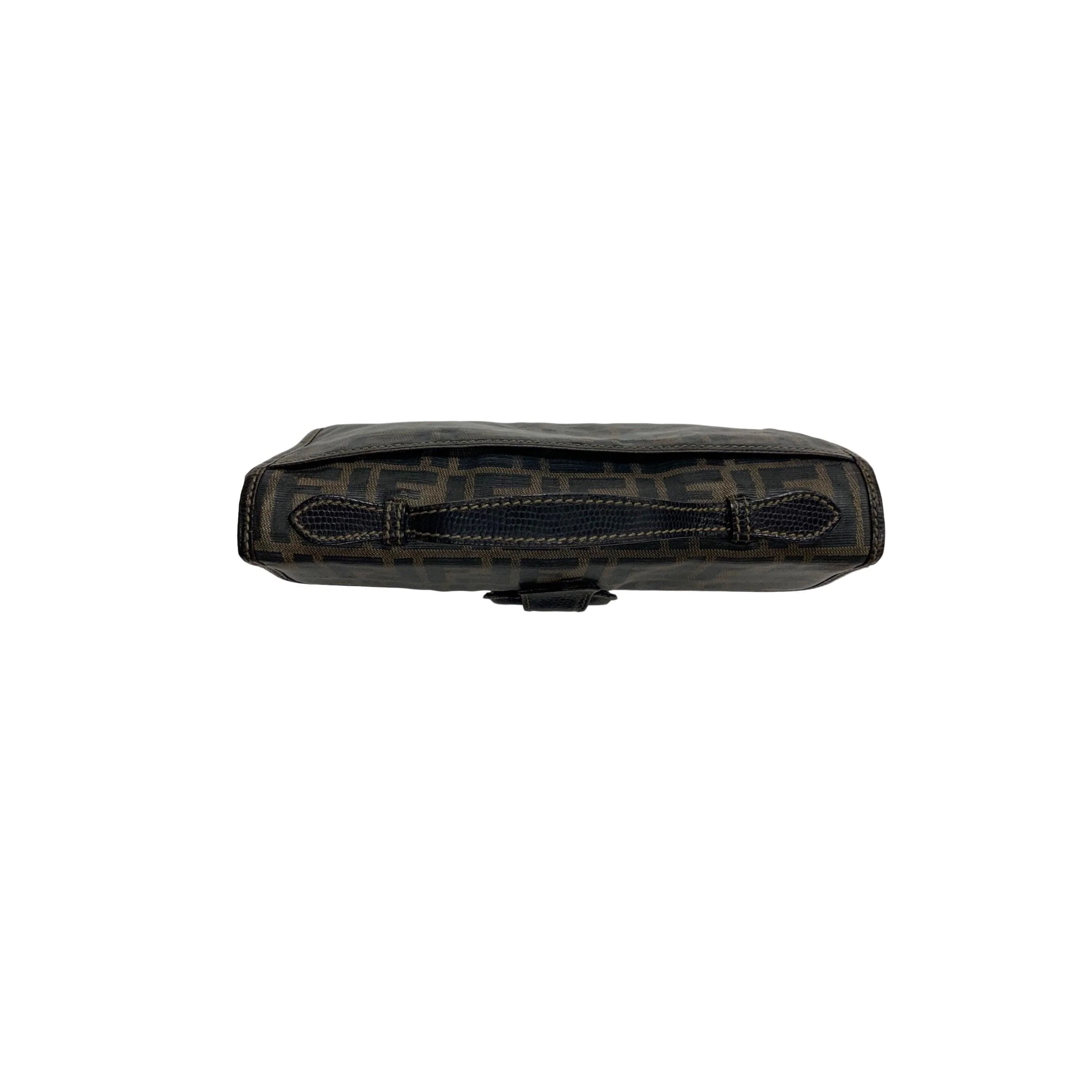 Fendi Brown Logo Small Top Handle - Image 2