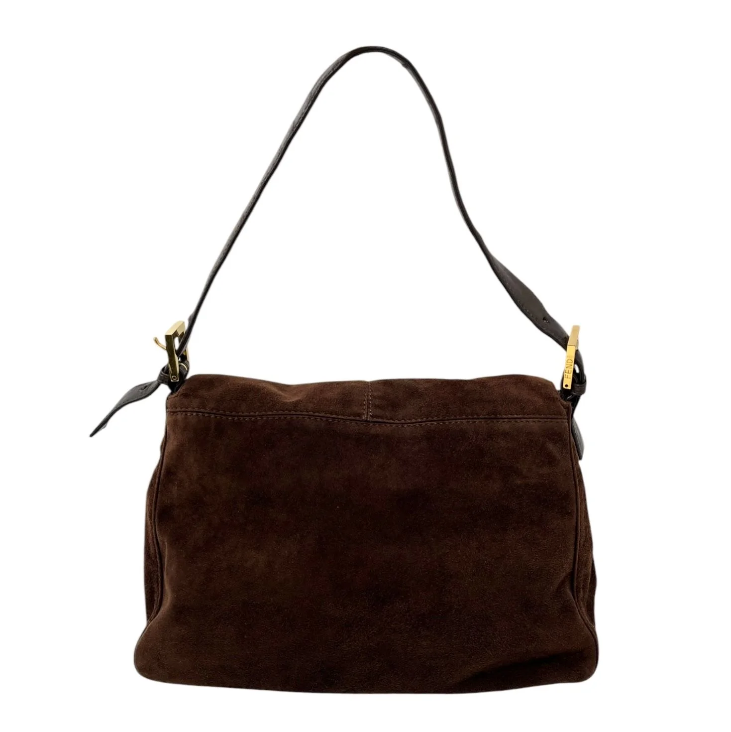 Fendi Brown Suede Mama Baguette Bag - Image 2
