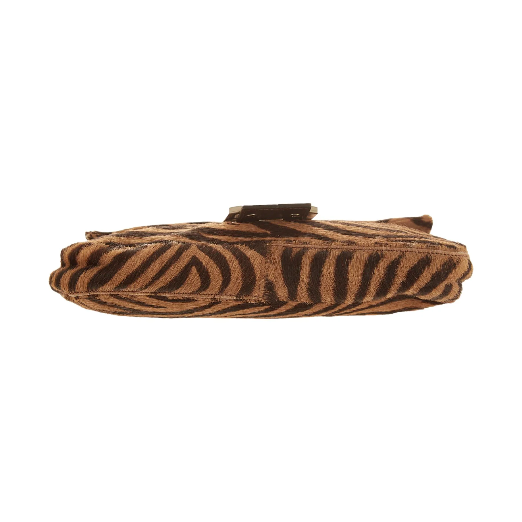 Fendi Brown Tiger Print Baguette - Image 3