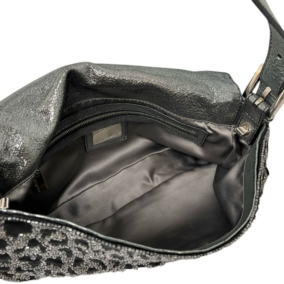 Fendi Cheetah Beaded Baguette Bag - Image 3