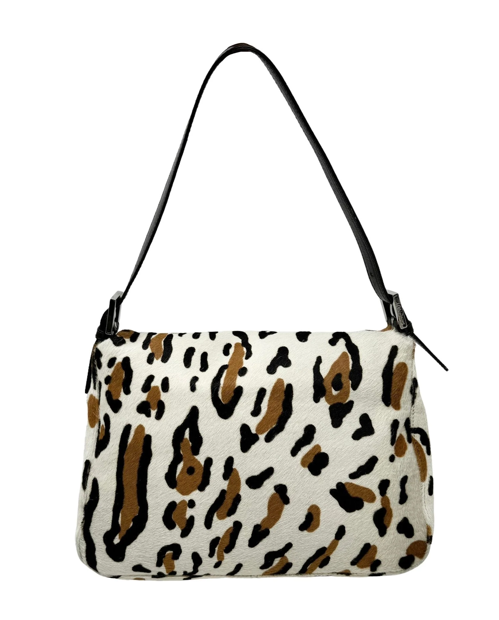 Fendi Cheetah Calf Hair Baguette Bag - Image 2