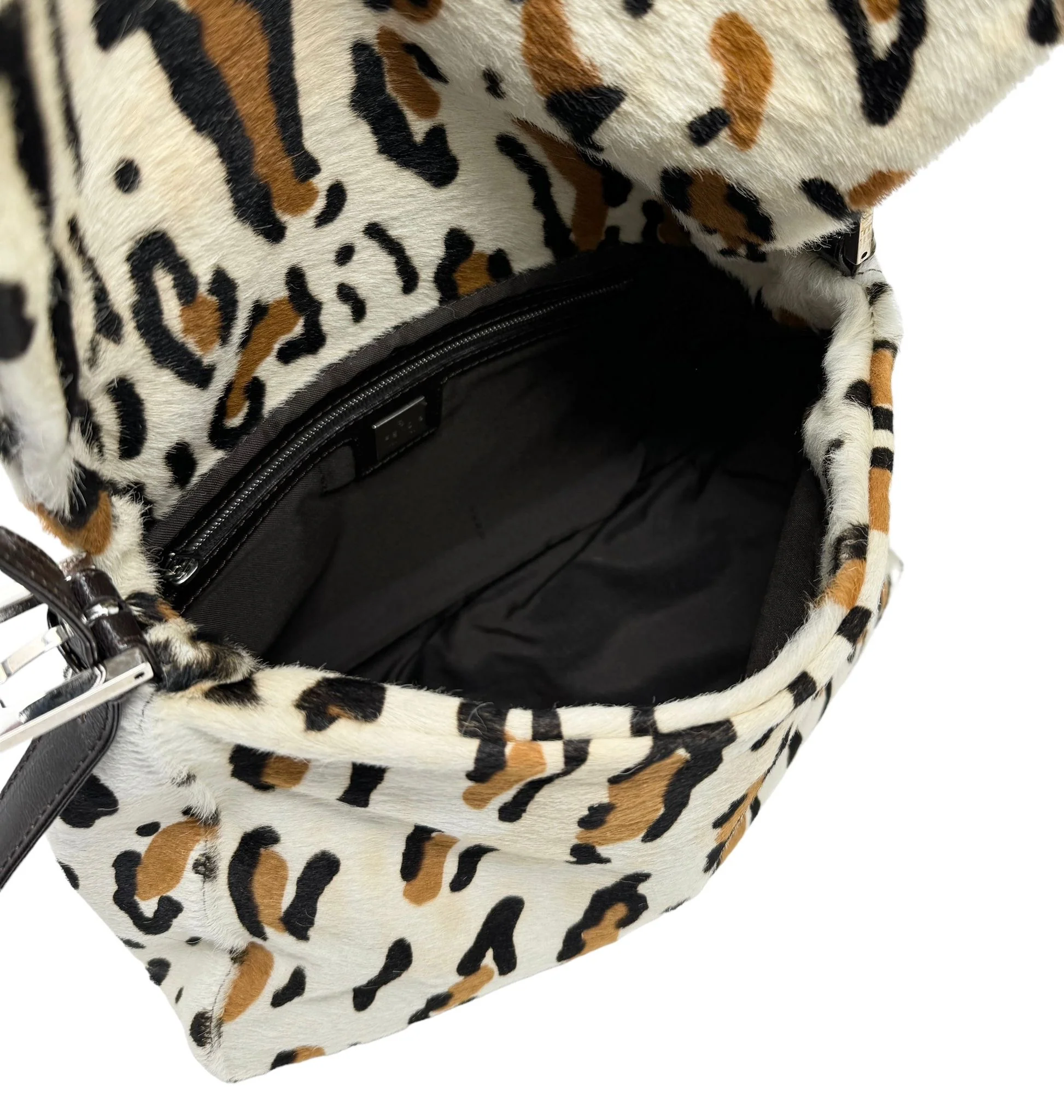 Fendi Cheetah Calf Hair Baguette Bag - Image 3