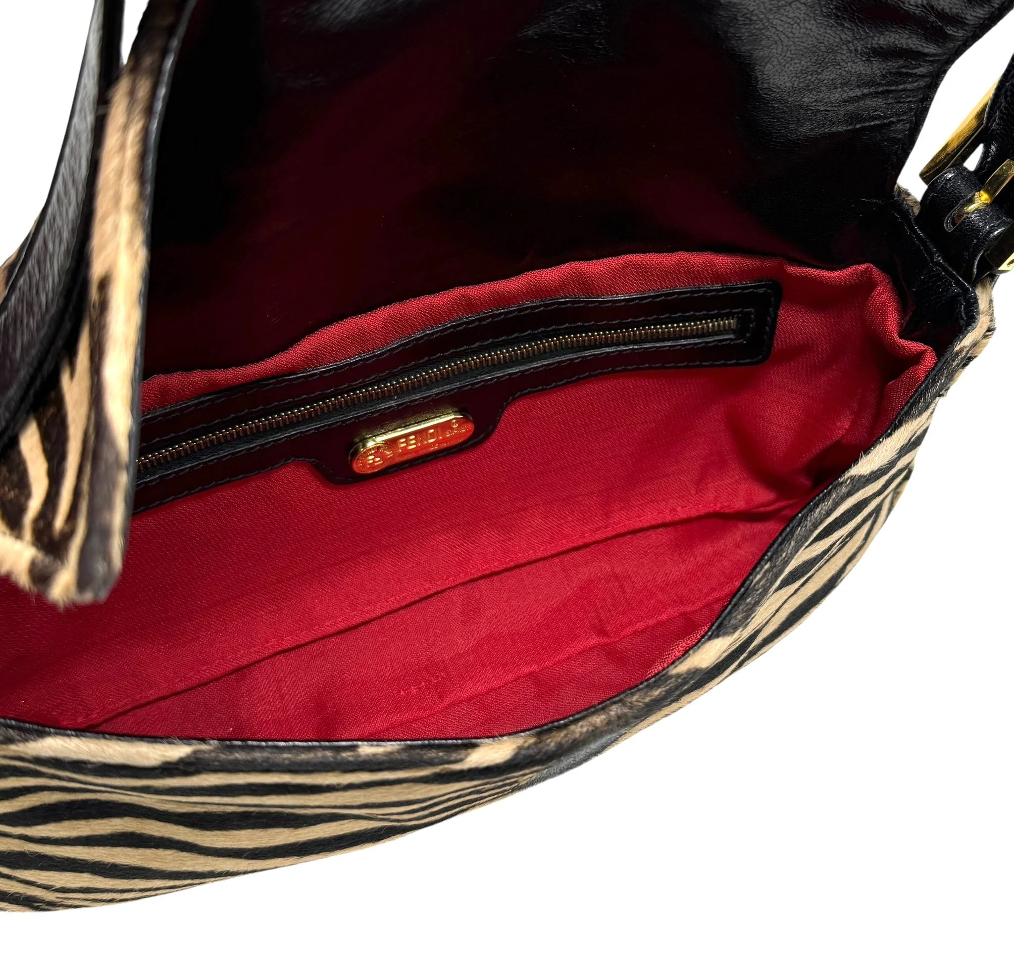Fendi Cheetah Calf Hair Baguette - Image 3