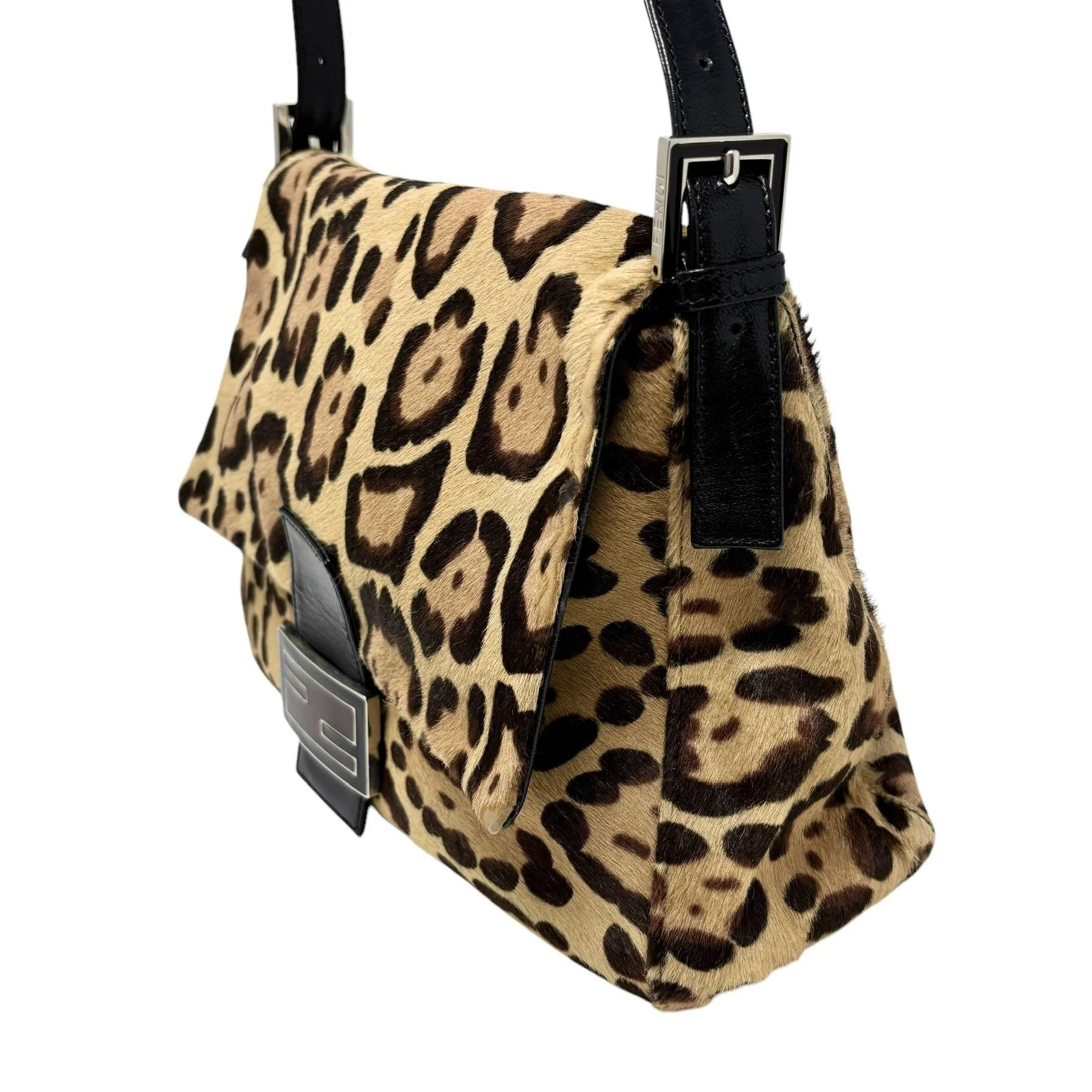 Fendi Cheetah Calf Hair Baguette - Image 3