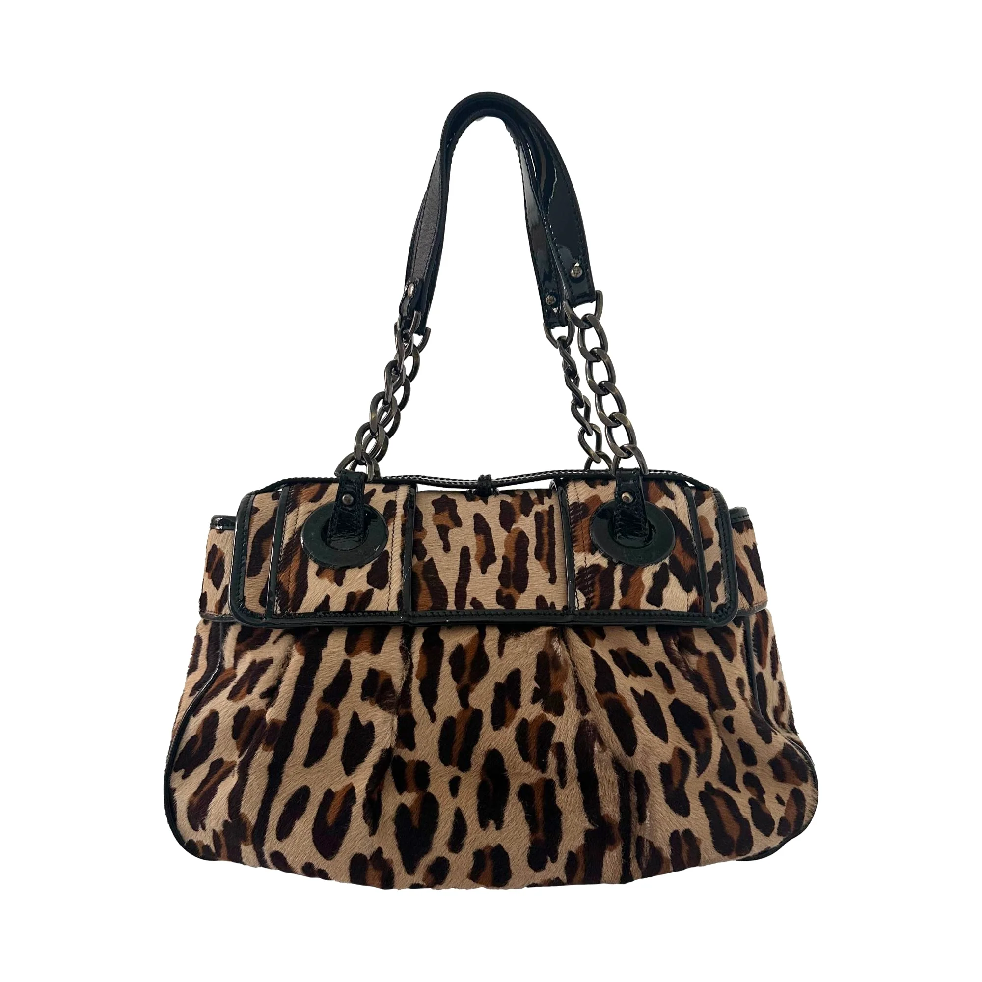 Fendi Cheetah Logo Buckle Bag - Image 2