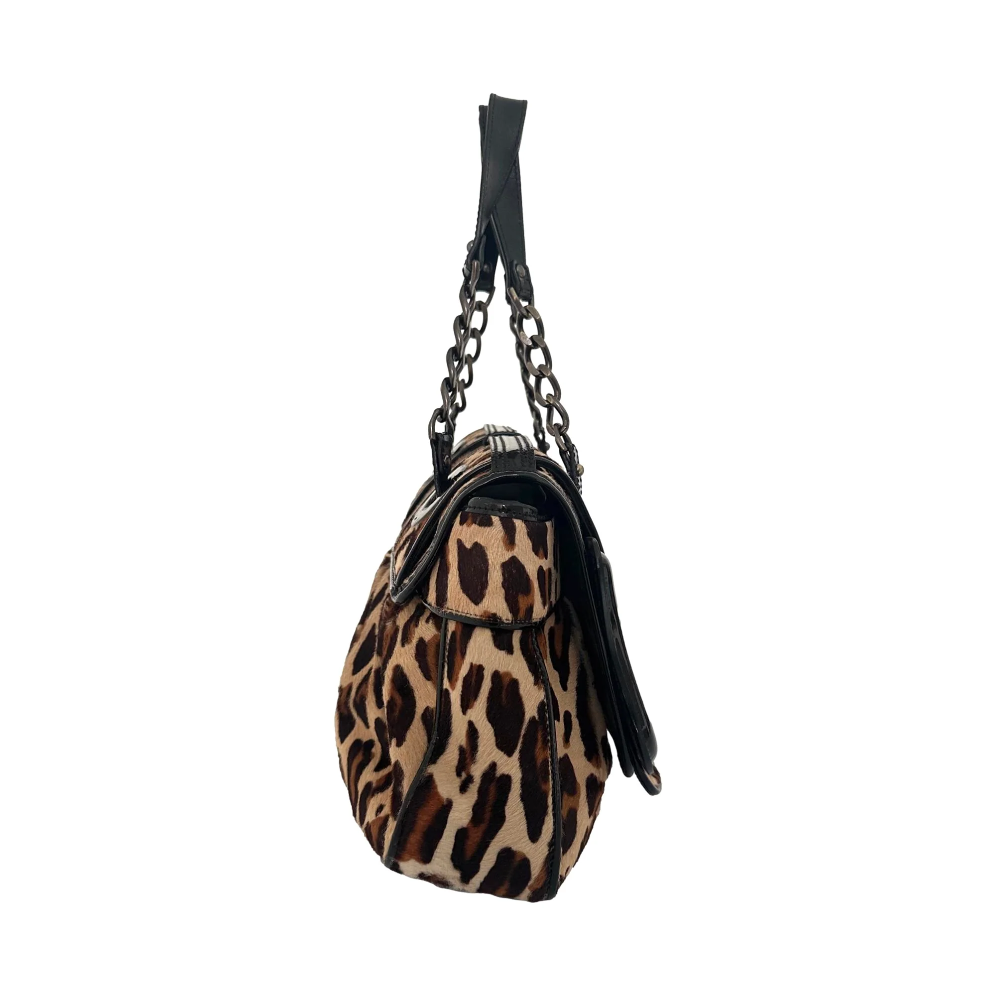 Fendi Cheetah Logo Buckle Bag - Image 4