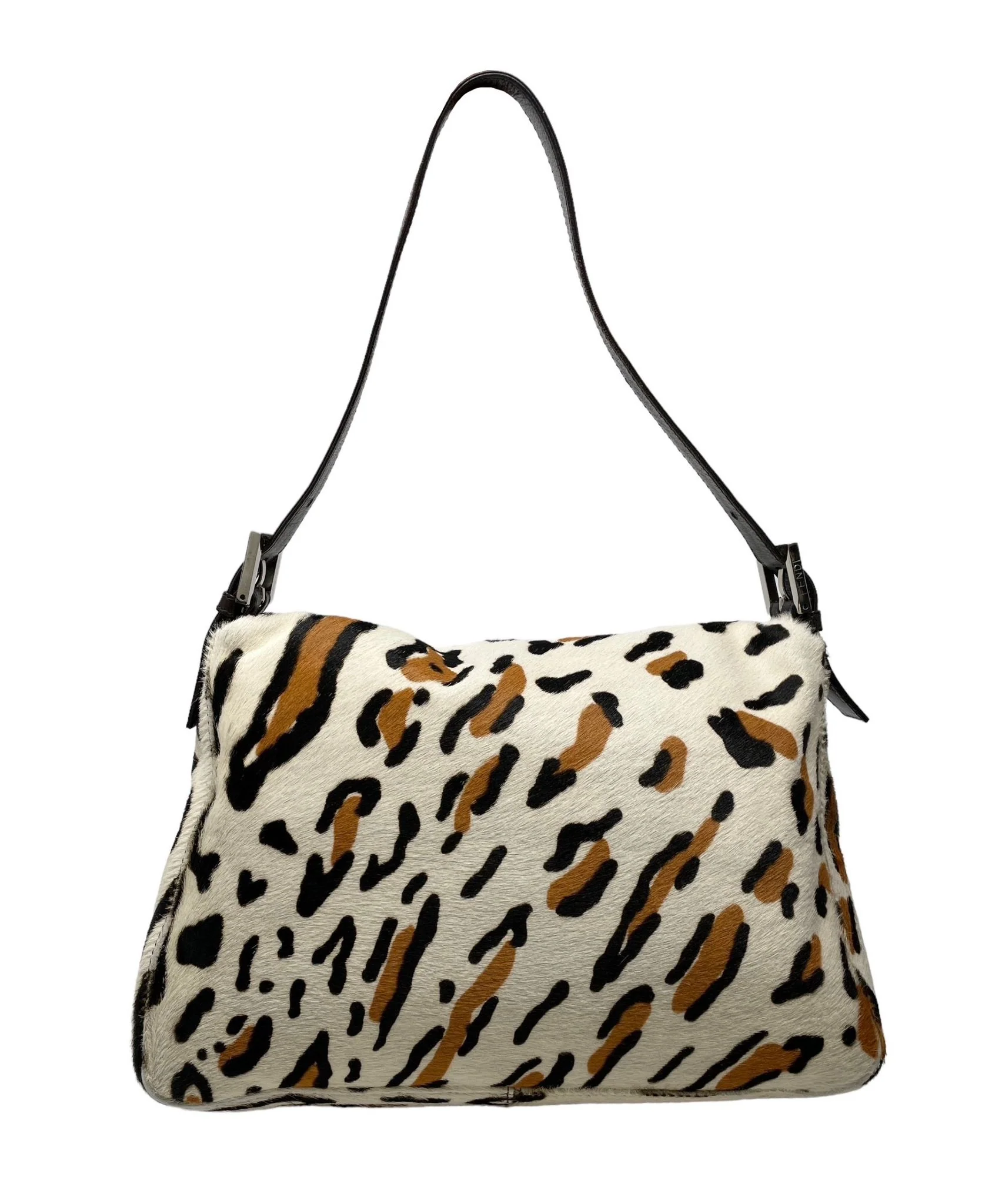 Fendi Cheetah Logo Mama Baguette Bag - Image 2