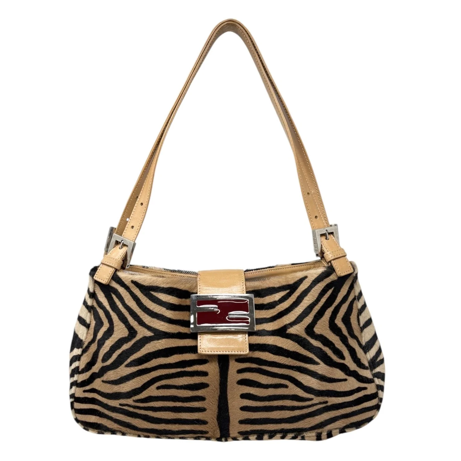 Fendi Cheetah Logo Shoulder Bag