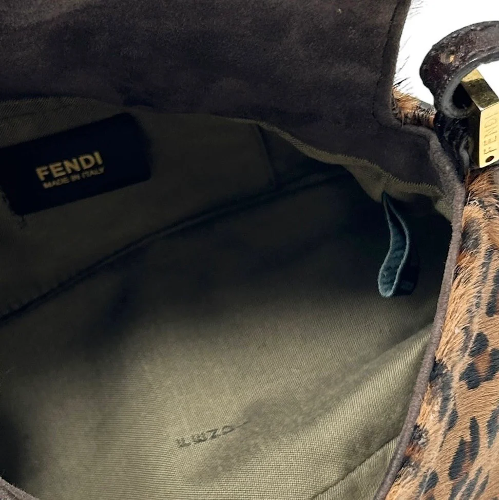 Fendi Cheetah Mama Mini Baguette Bag - Image 3