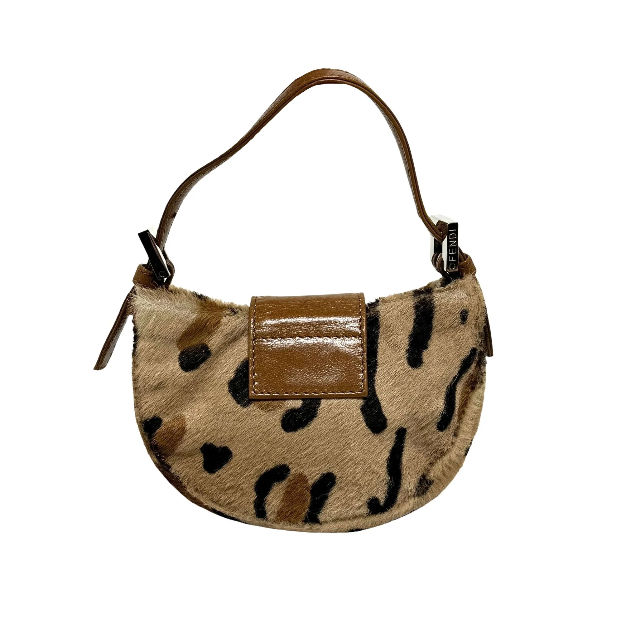 Fendi Cheetah Mini Croissant - Image 2