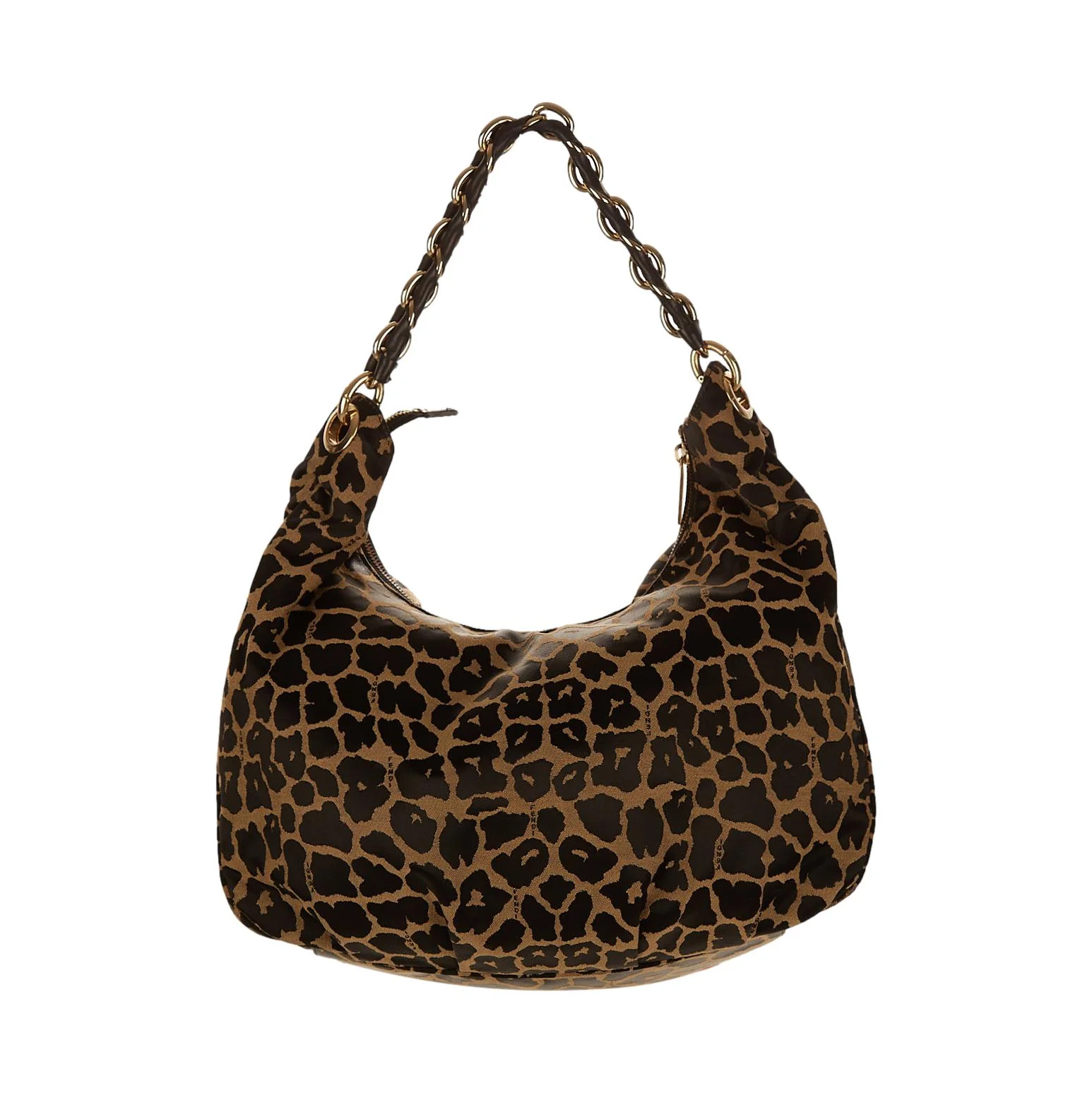 Fendi Cheetah Oversized Chain Bag - Image 2