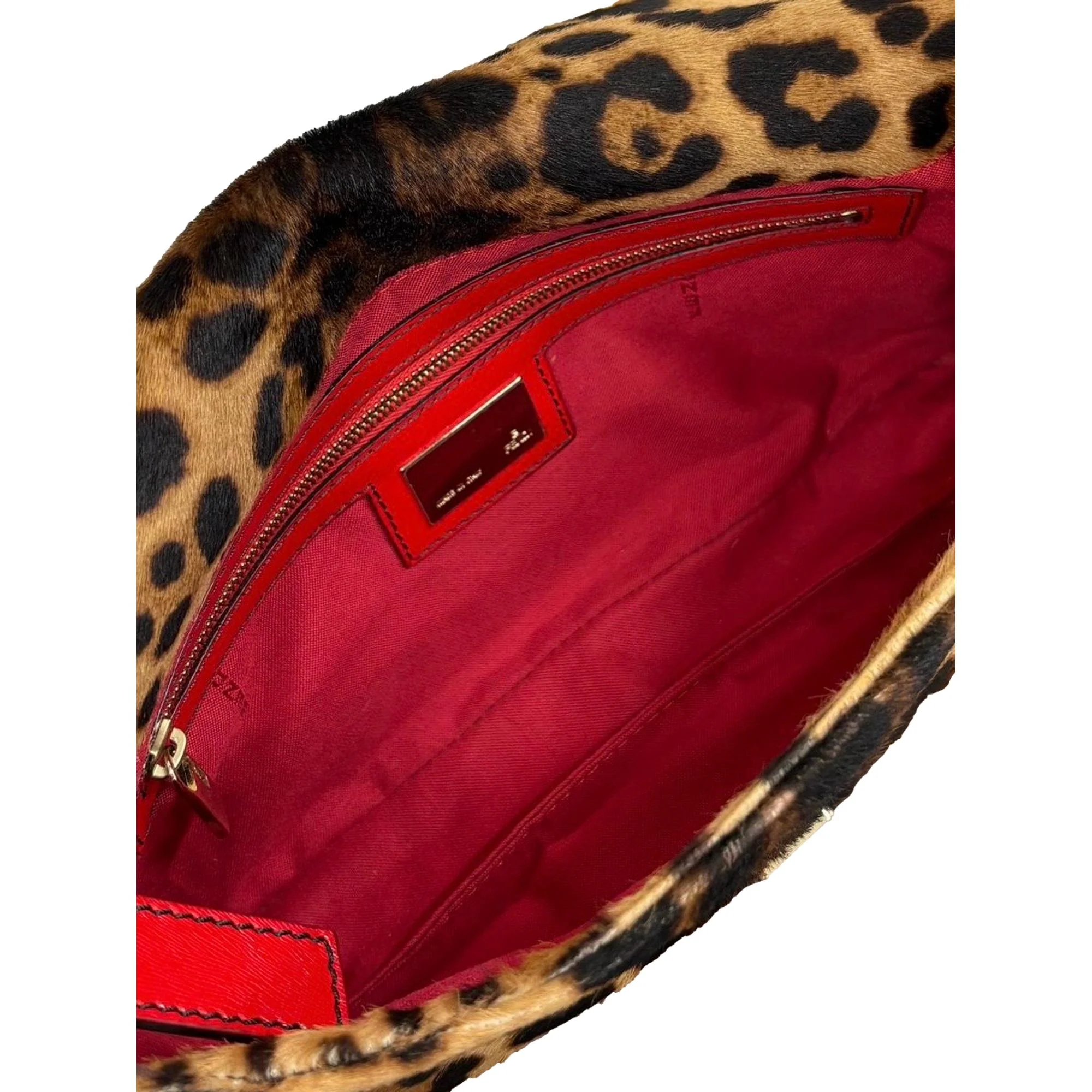 Fendi Cheetah Print Baguette Bag - Image 3