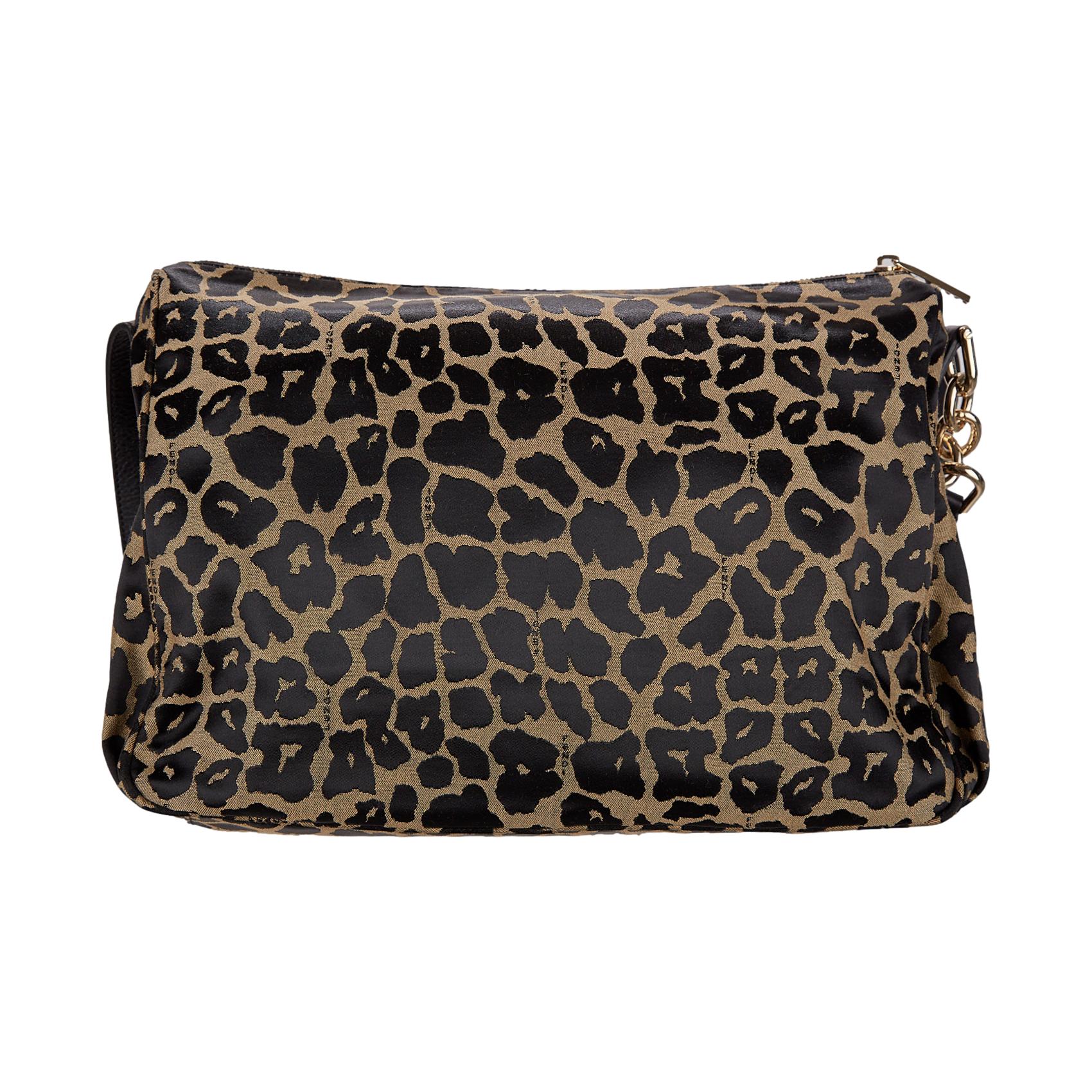 Fendi Cheetah Print Jumbo Logo Crossbody - Image 2