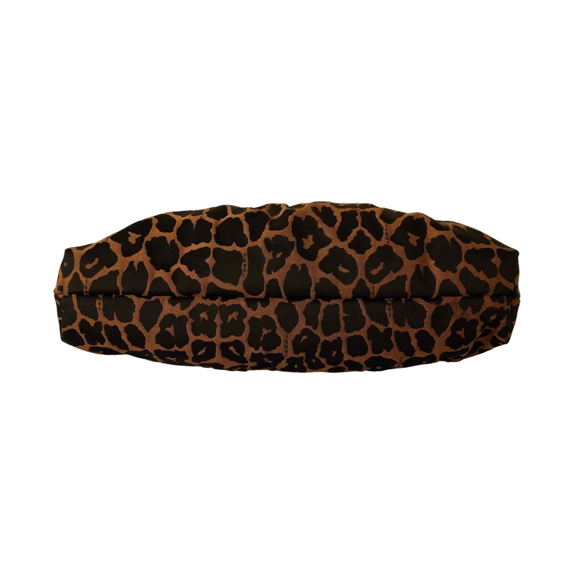 Fendi Cheetah Print Logo Chef Shoulder Bag - Image 3