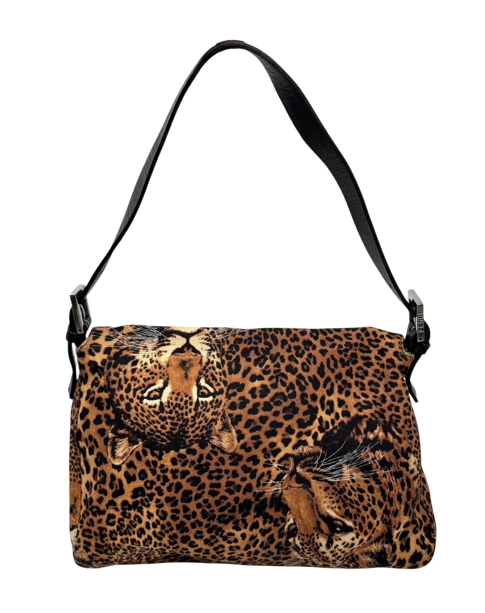 Fendi Cheetah Print Mamma Baguette - Image 2