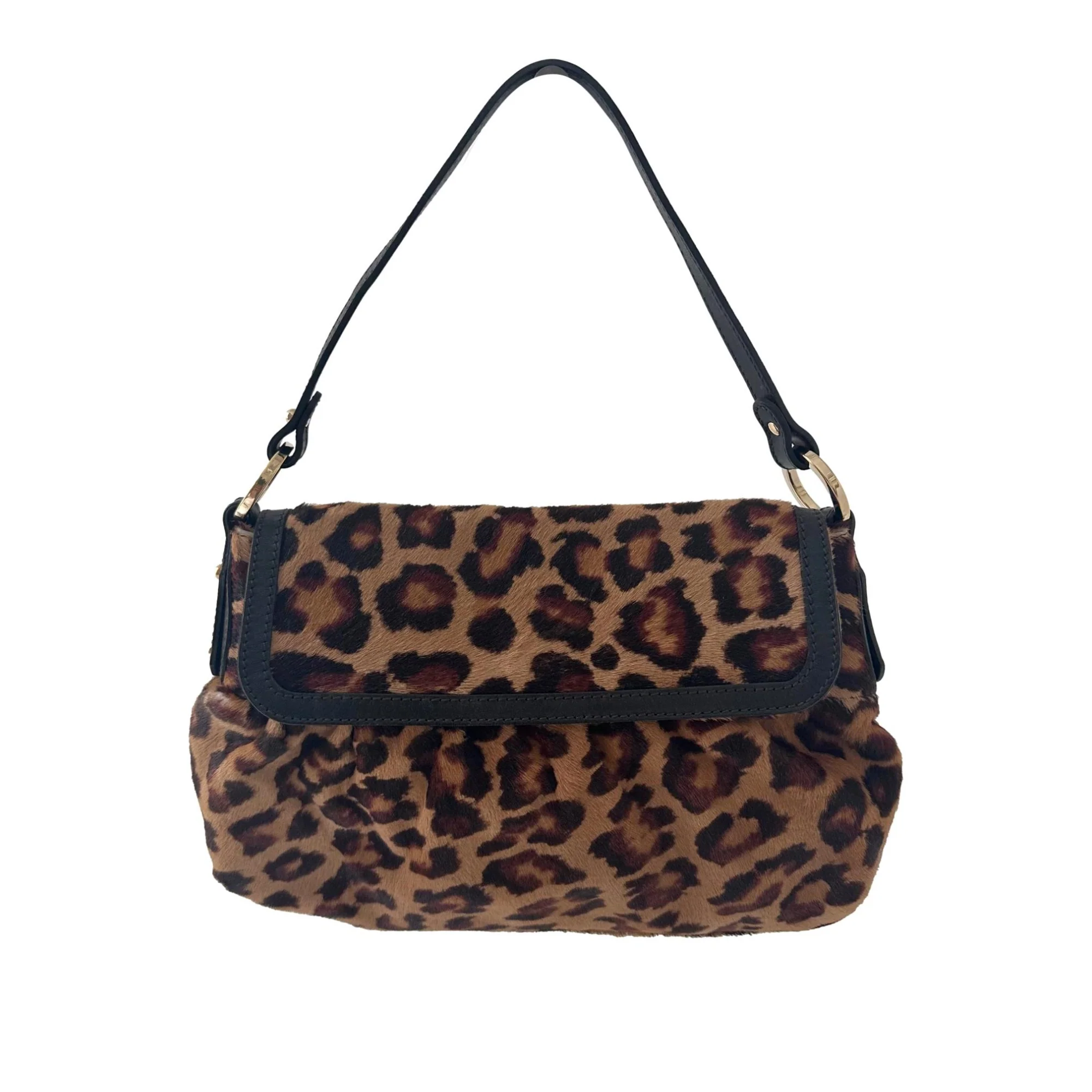 Fendi Cheetah Print Shoulder Bag