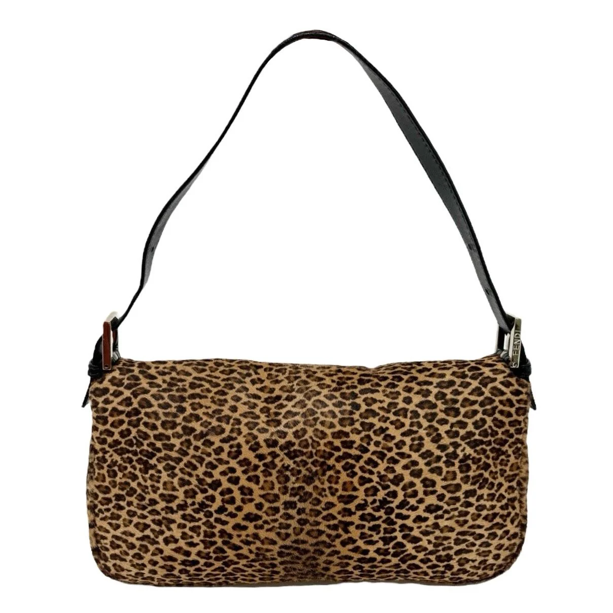 Fendi Cheetah + Red Baguette Bag - Image 2