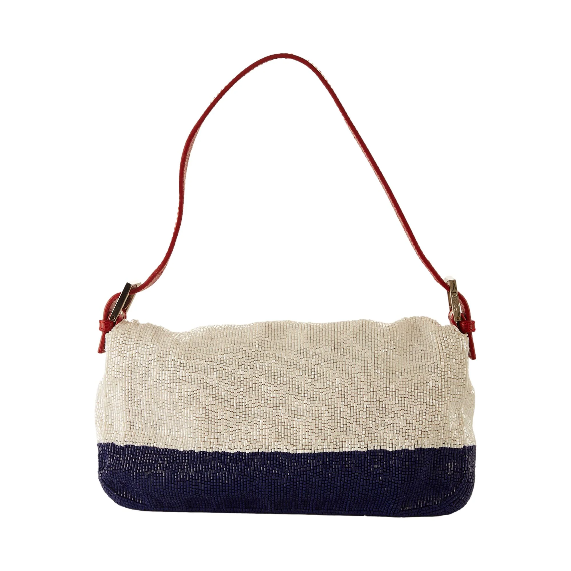 Fendi Color Block Beaded Baguette - Image 2