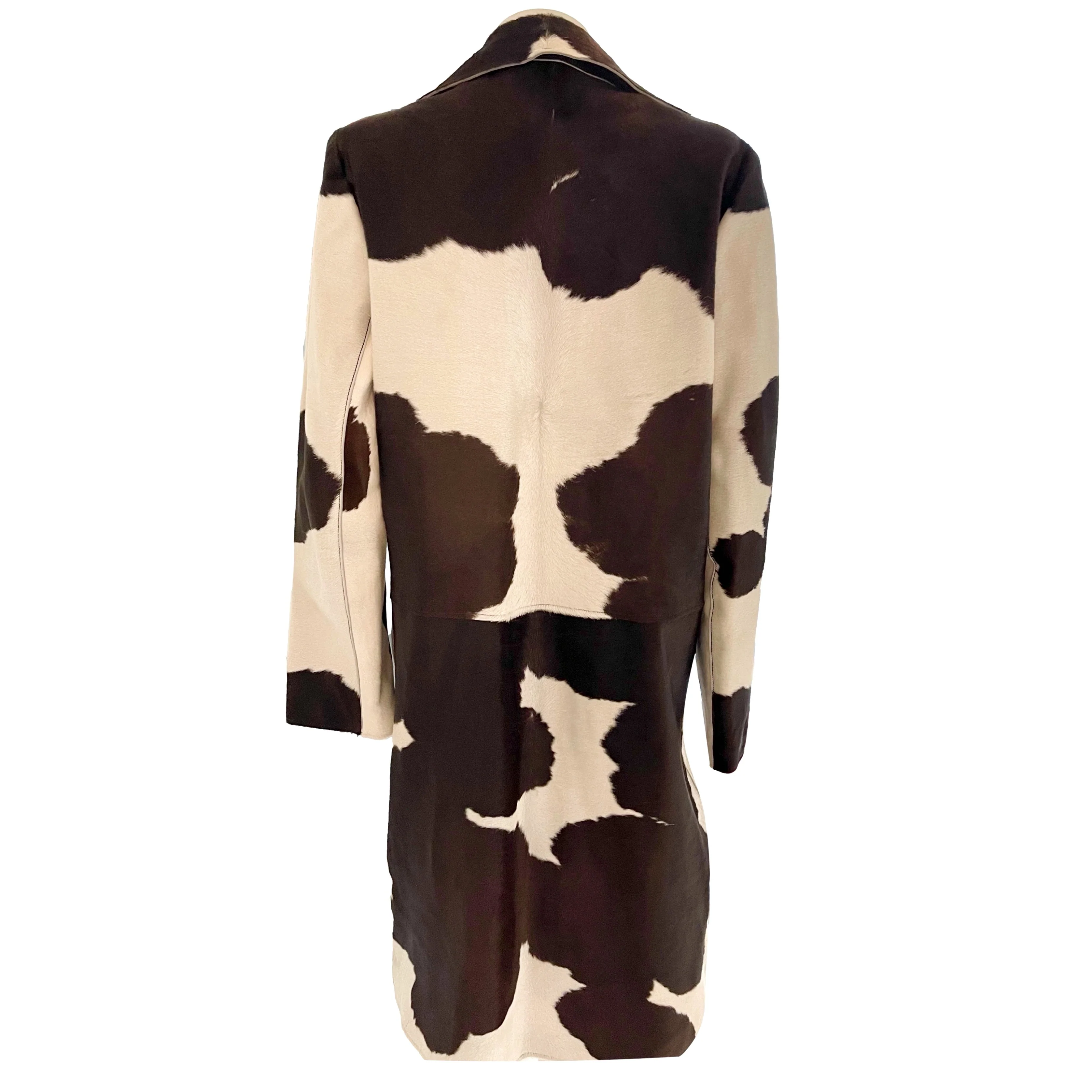 Fendi Cow Print Calf Hair Trench - Image 2
