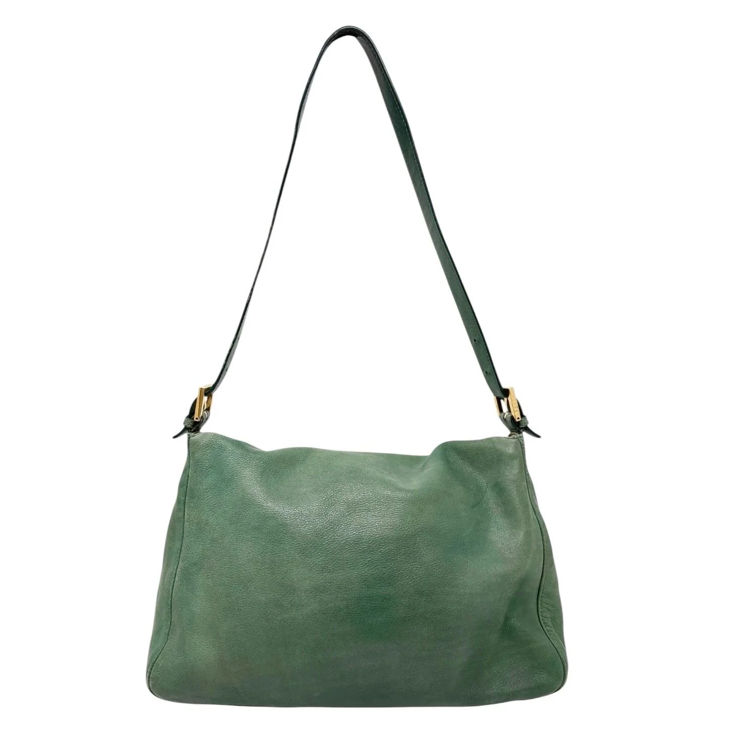 Fendi Dark Green Mama Baguette - Image 2