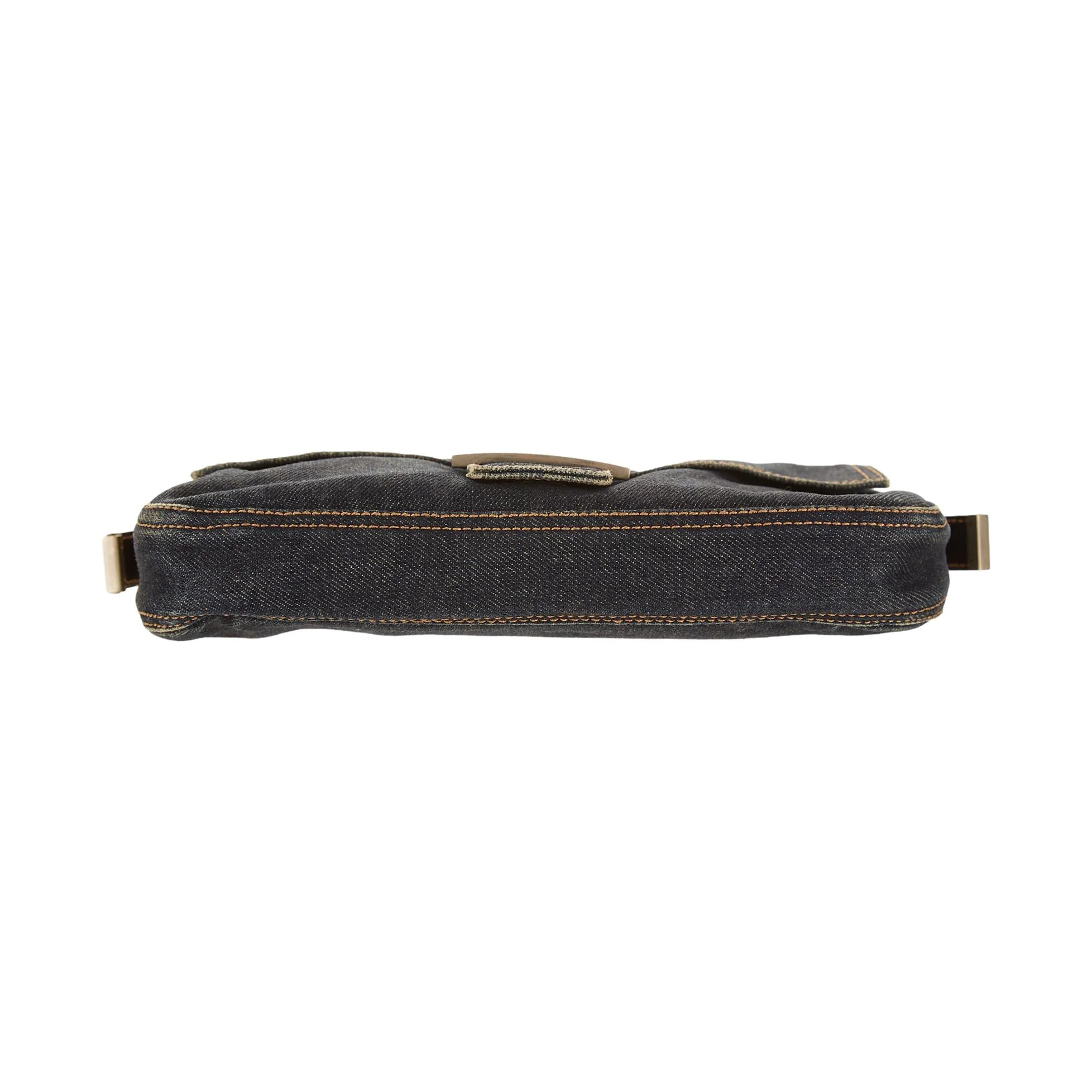 Fendi Denim Baguette Bag - Image 2