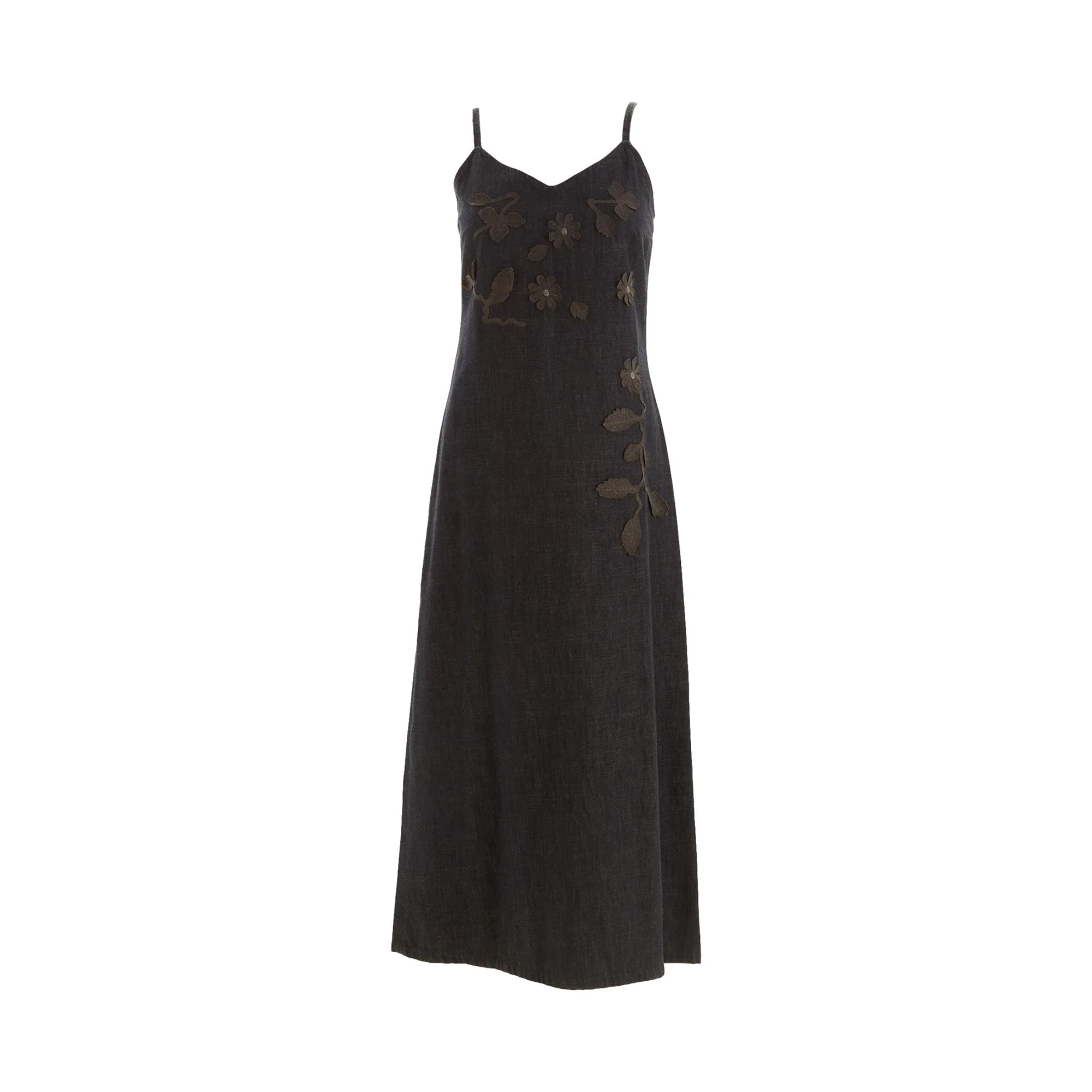 Fendi Denim Floral Dress