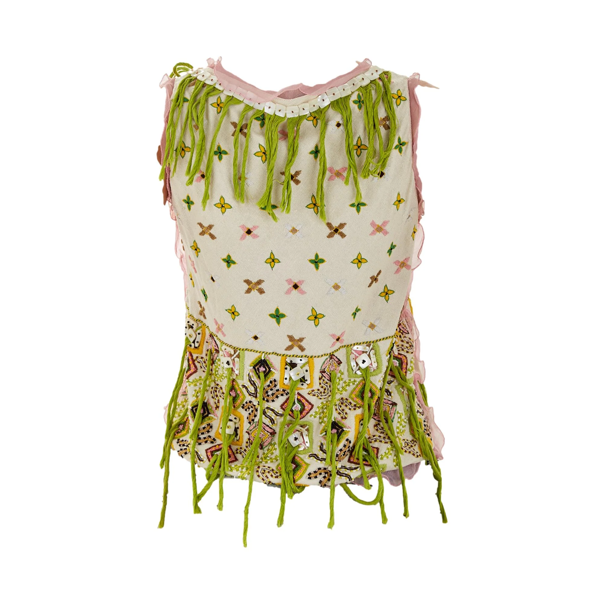 Fendi Fringe Beaded Top - Image 2
