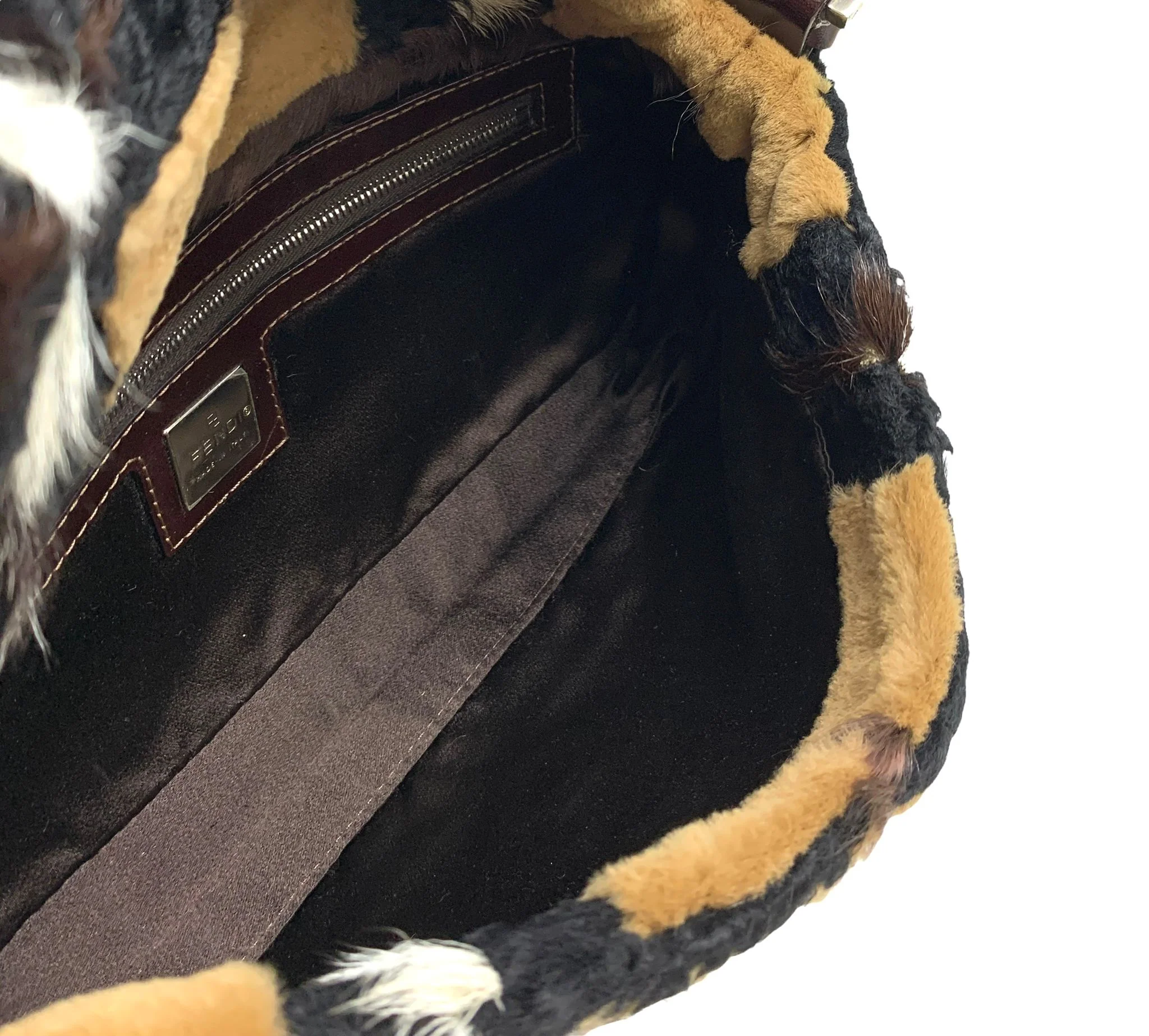 Fendi Fur Logo Baguette - Image 3