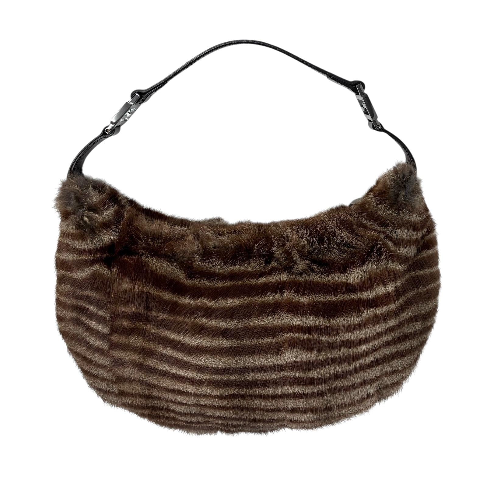 Fendi Fur Logo Shoulder Bag - Image 2