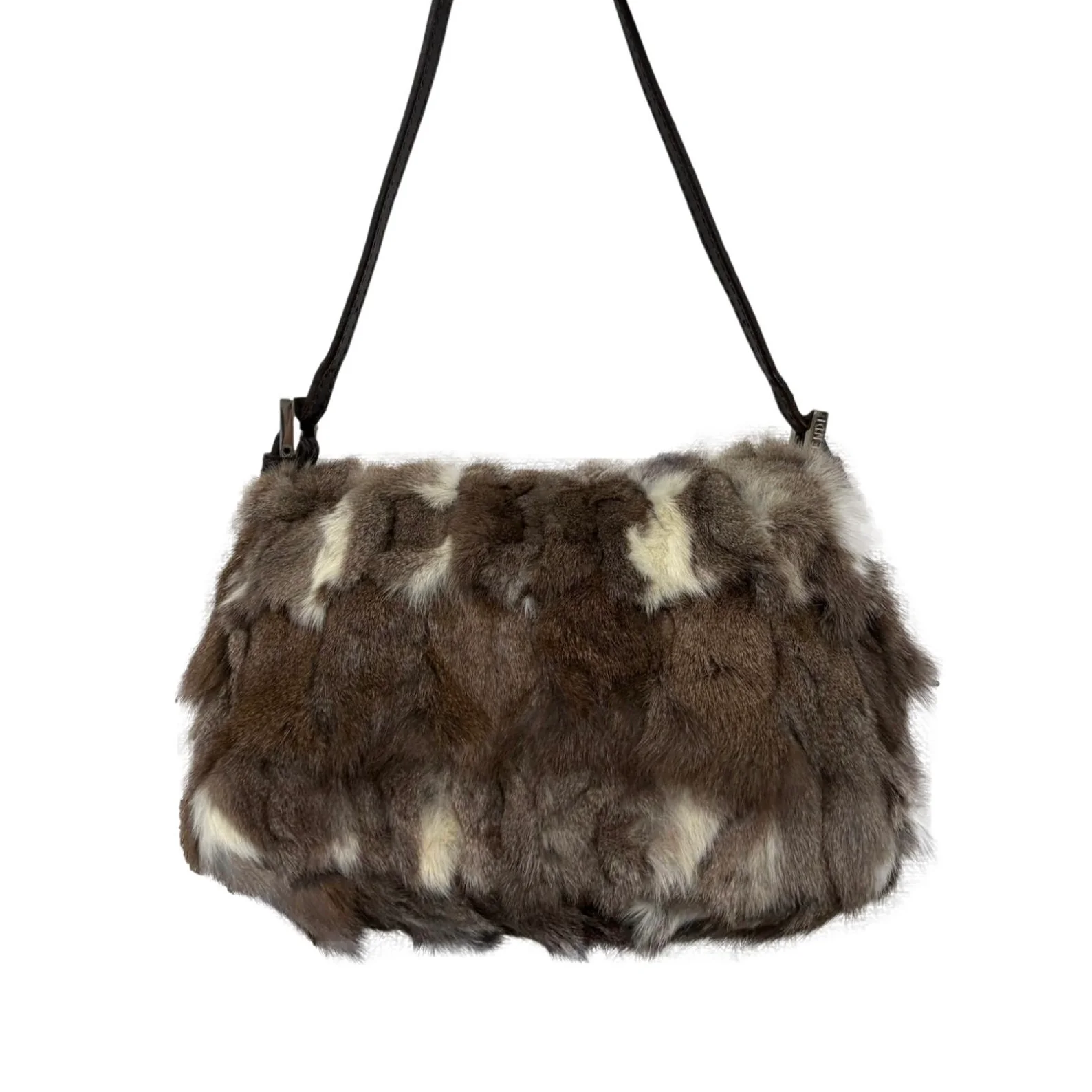 Fendi Fur Mini Mama Baguette Bag - Image 2